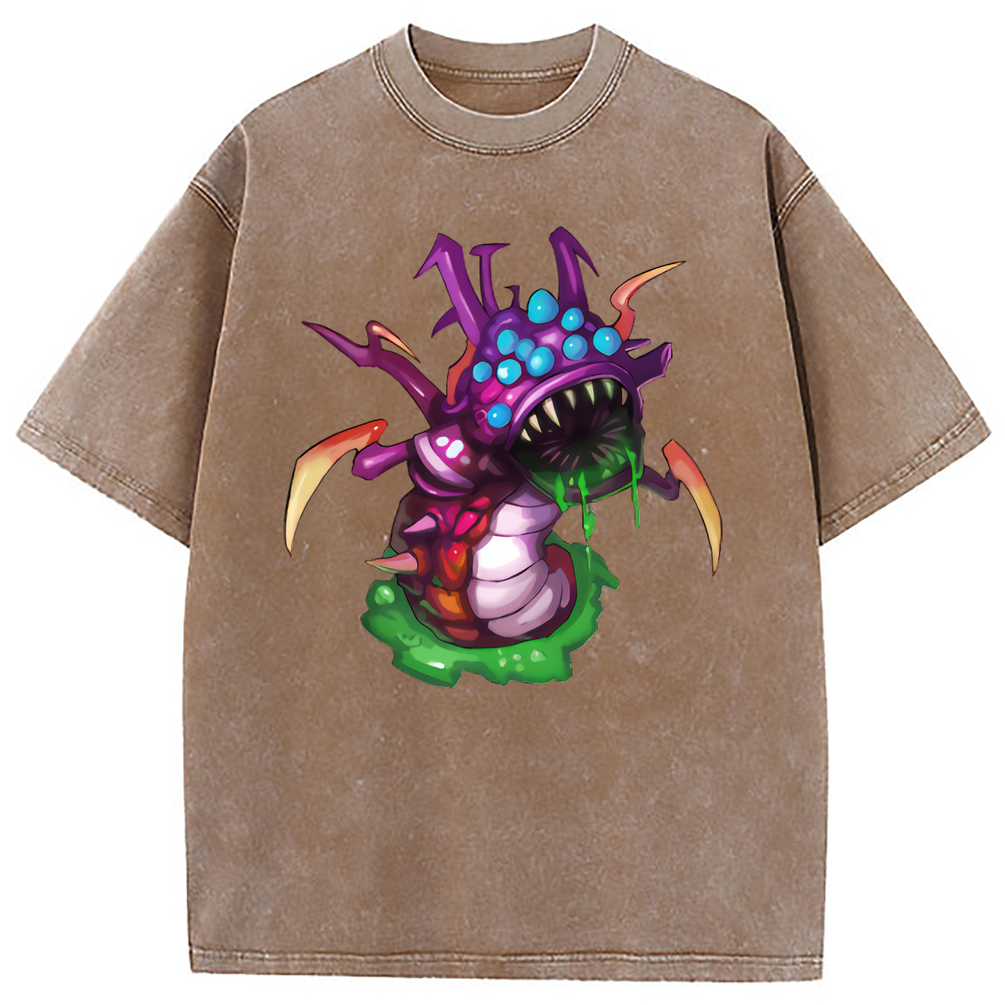 （画像用） リーグ・オブ・レジェンド League of Legends LOL 綿100% ヴィンテージ風 半袖Tシャツ（フロントプリント）