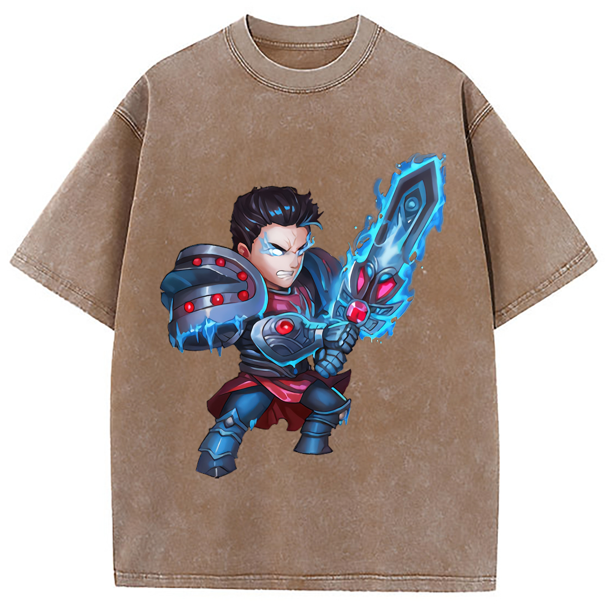 （画像用） リーグ・オブ・レジェンド League of Legends LOL 綿100% ヴィンテージ風 半袖Tシャツ（フロントプリント）