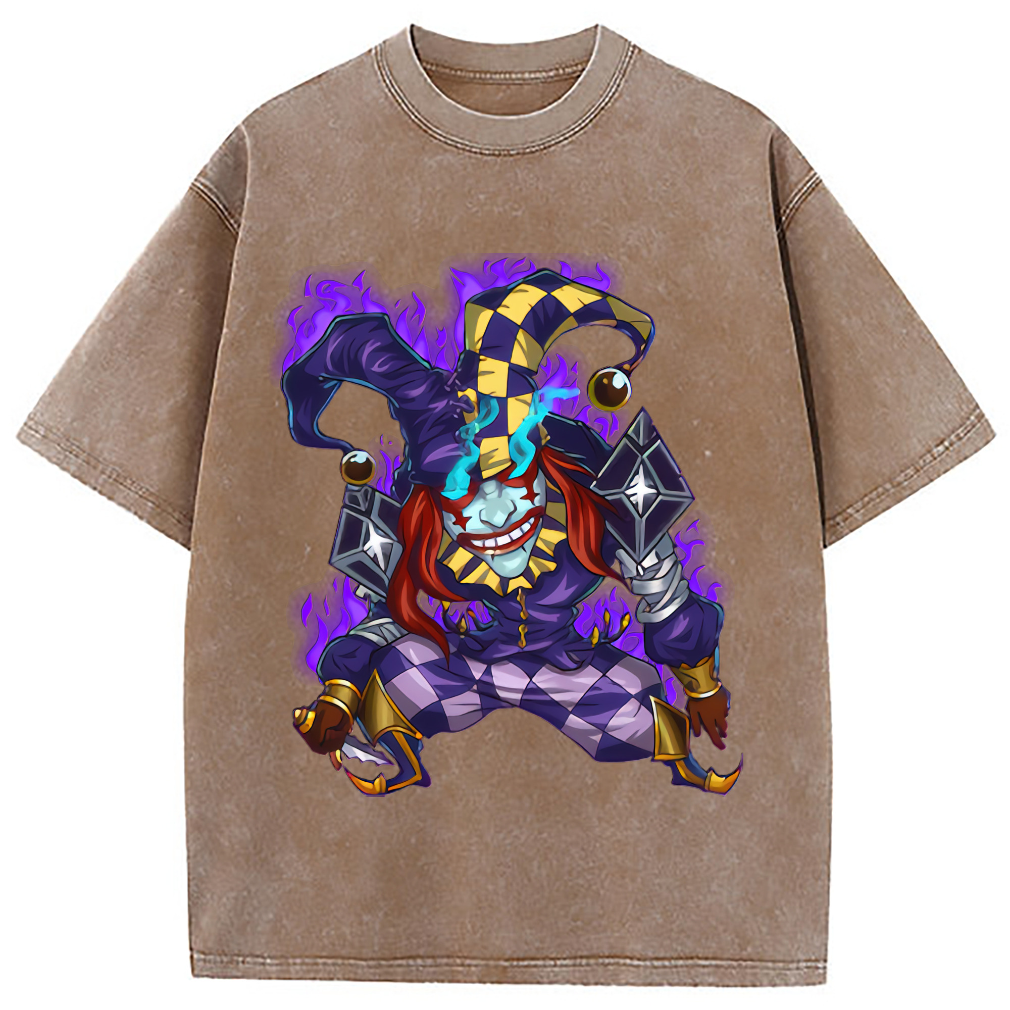（画像用） リーグ・オブ・レジェンド League of Legends LOL 綿100% ヴィンテージ風 半袖Tシャツ（フロントプリント）