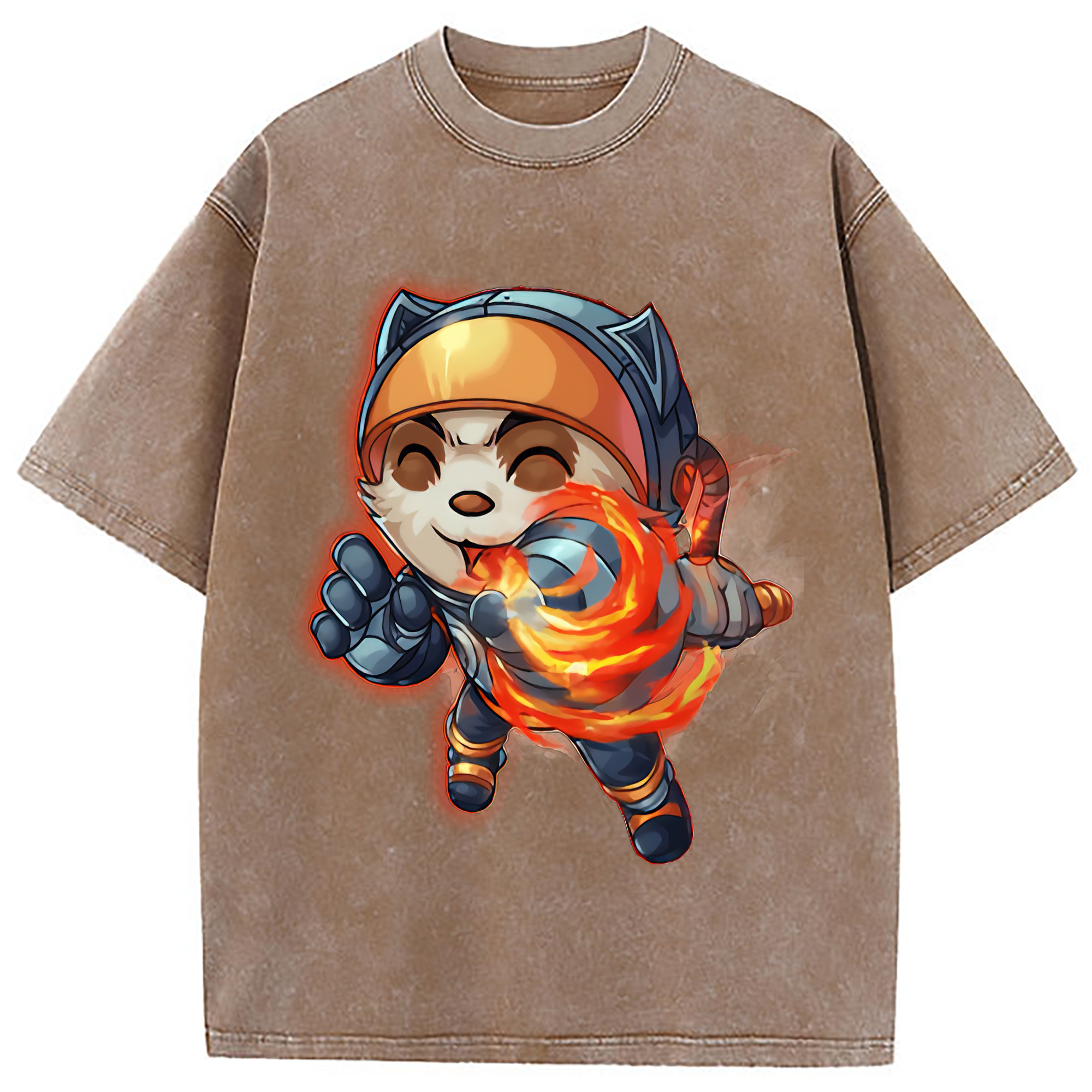 （画像用） リーグ・オブ・レジェンド League of Legends LOL 綿100% ヴィンテージ風 半袖Tシャツ（フロントプリント）