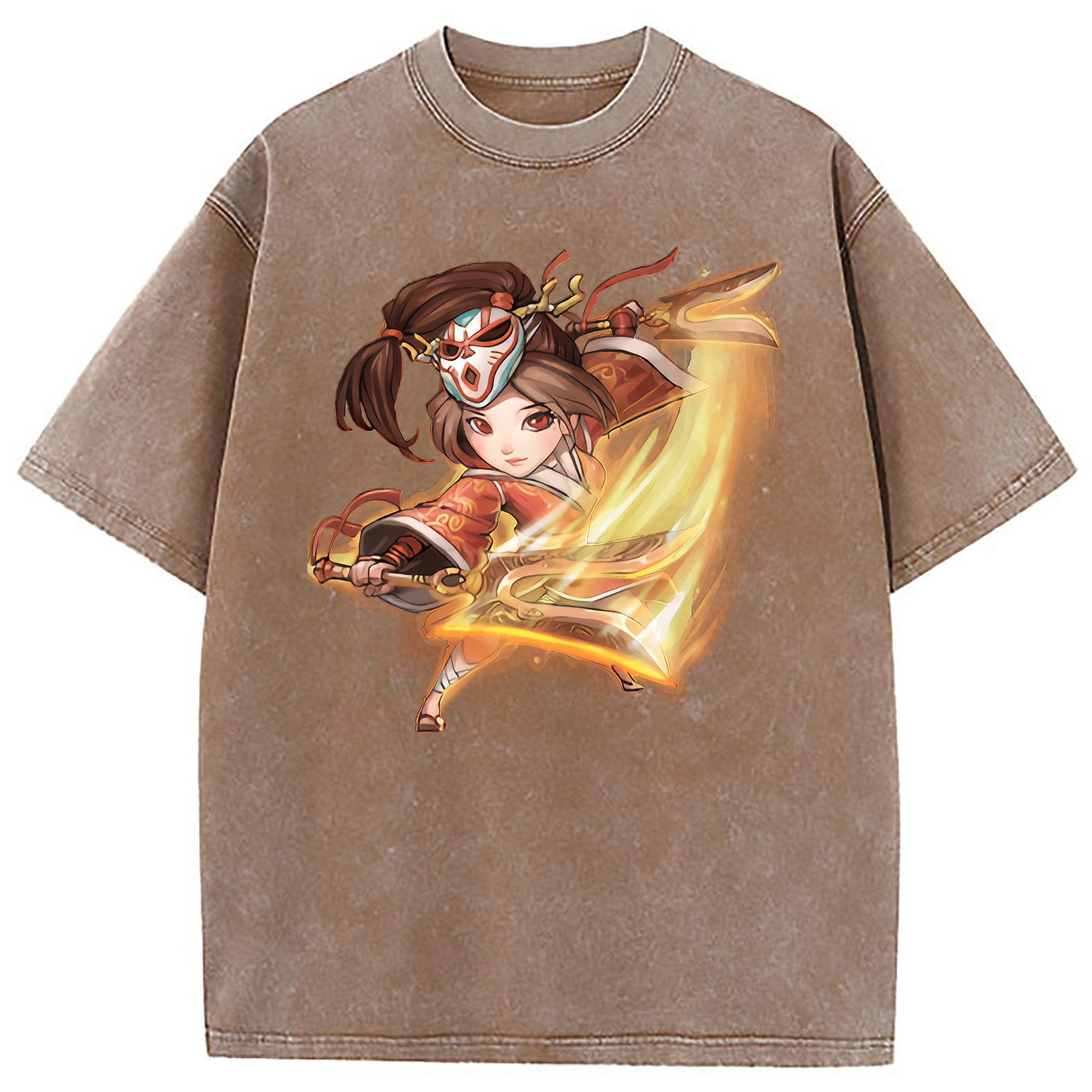 （画像用） リーグ・オブ・レジェンド League of Legends LOL 綿100% ヴィンテージ風 半袖Tシャツ（フロントプリント）