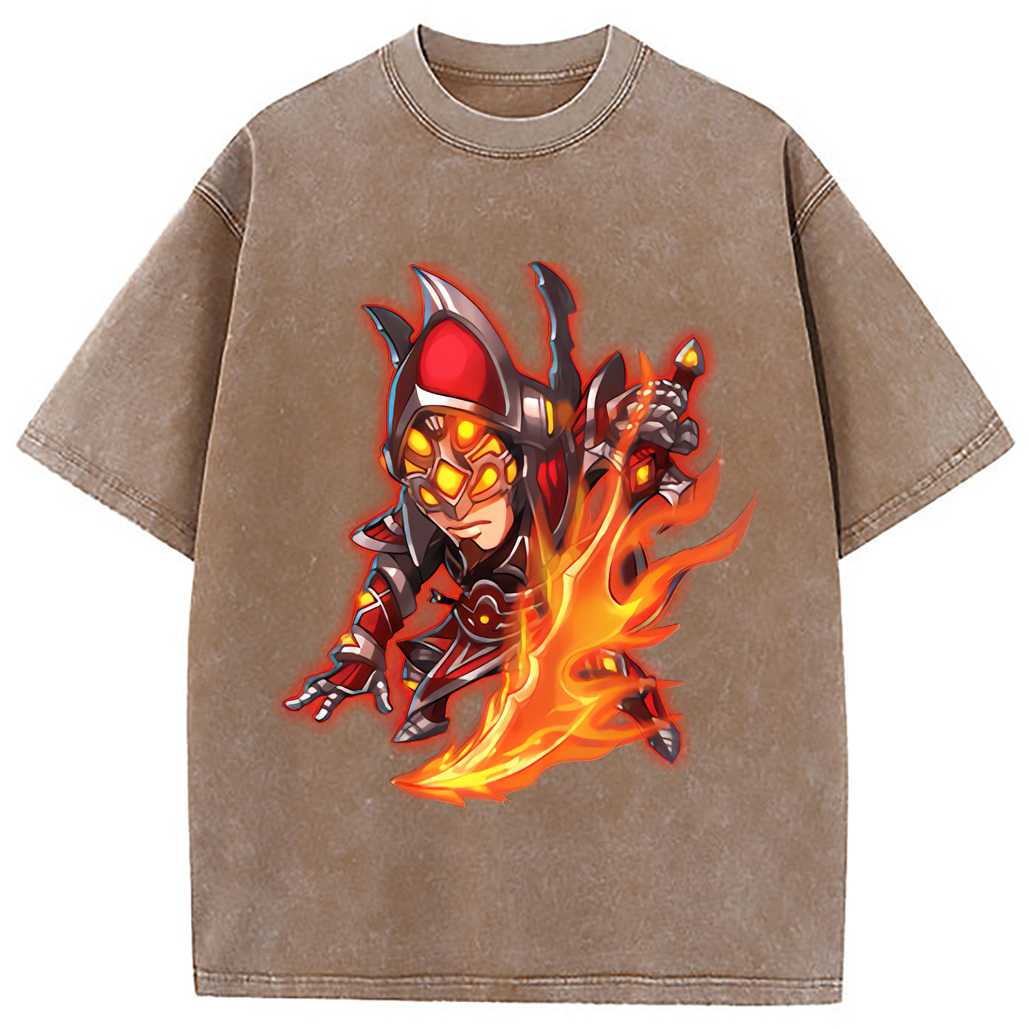 （画像用） リーグ・オブ・レジェンド League of Legends LOL 綿100% ヴィンテージ風 半袖Tシャツ（フロントプリント）