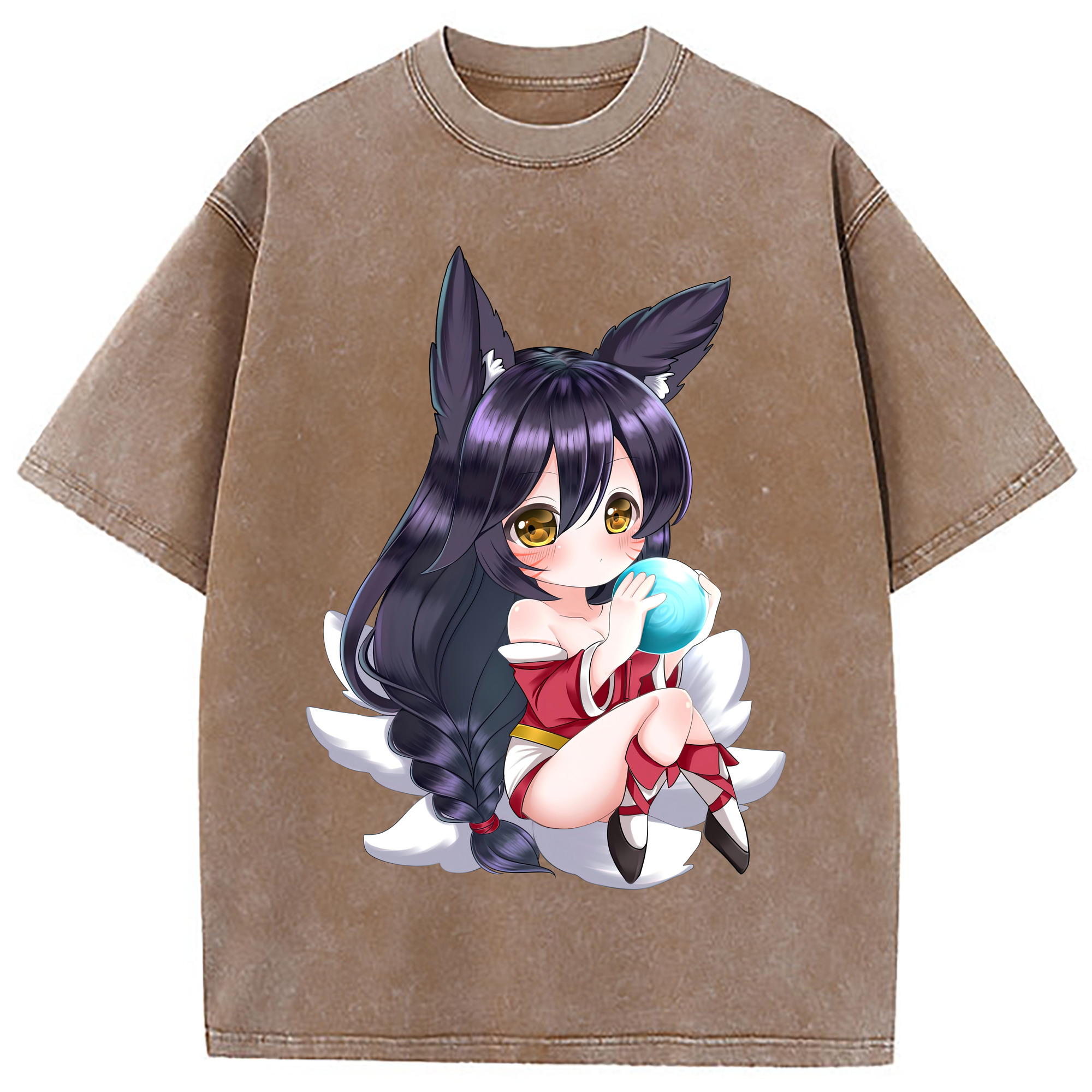 （画像用） リーグ・オブ・レジェンド League of Legends LOL 綿100% ヴィンテージ風 半袖Tシャツ（フロントプリント）