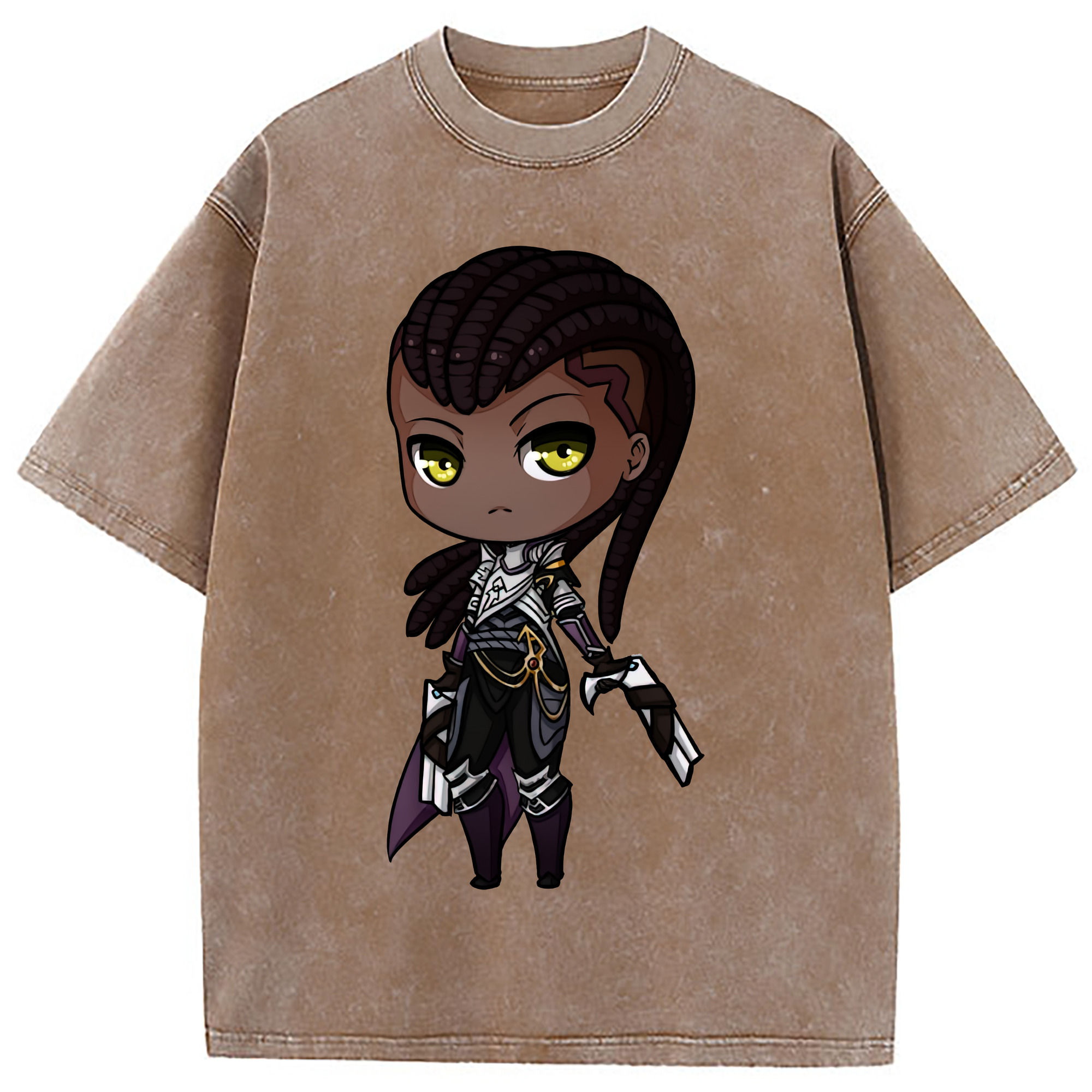 （画像用） リーグ・オブ・レジェンド League of Legends LOL 綿100% ヴィンテージ風 半袖Tシャツ（フロントプリント）