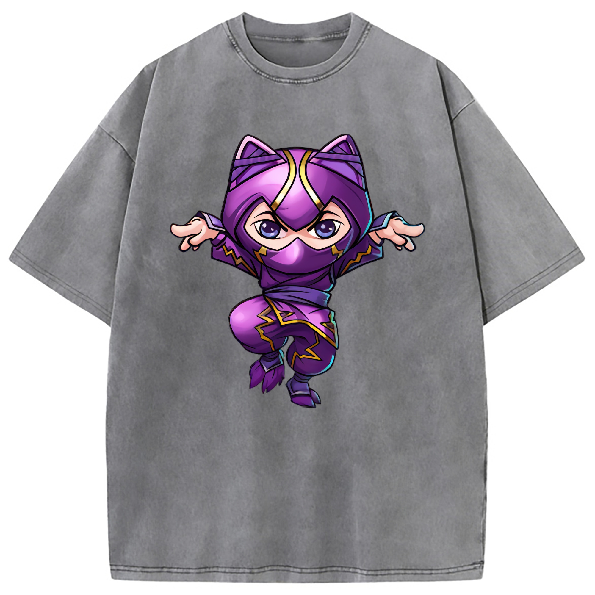 （画像用） リーグ・オブ・レジェンド League of Legends LOL 綿100% ヴィンテージ風 半袖Tシャツ（フロントプリント）