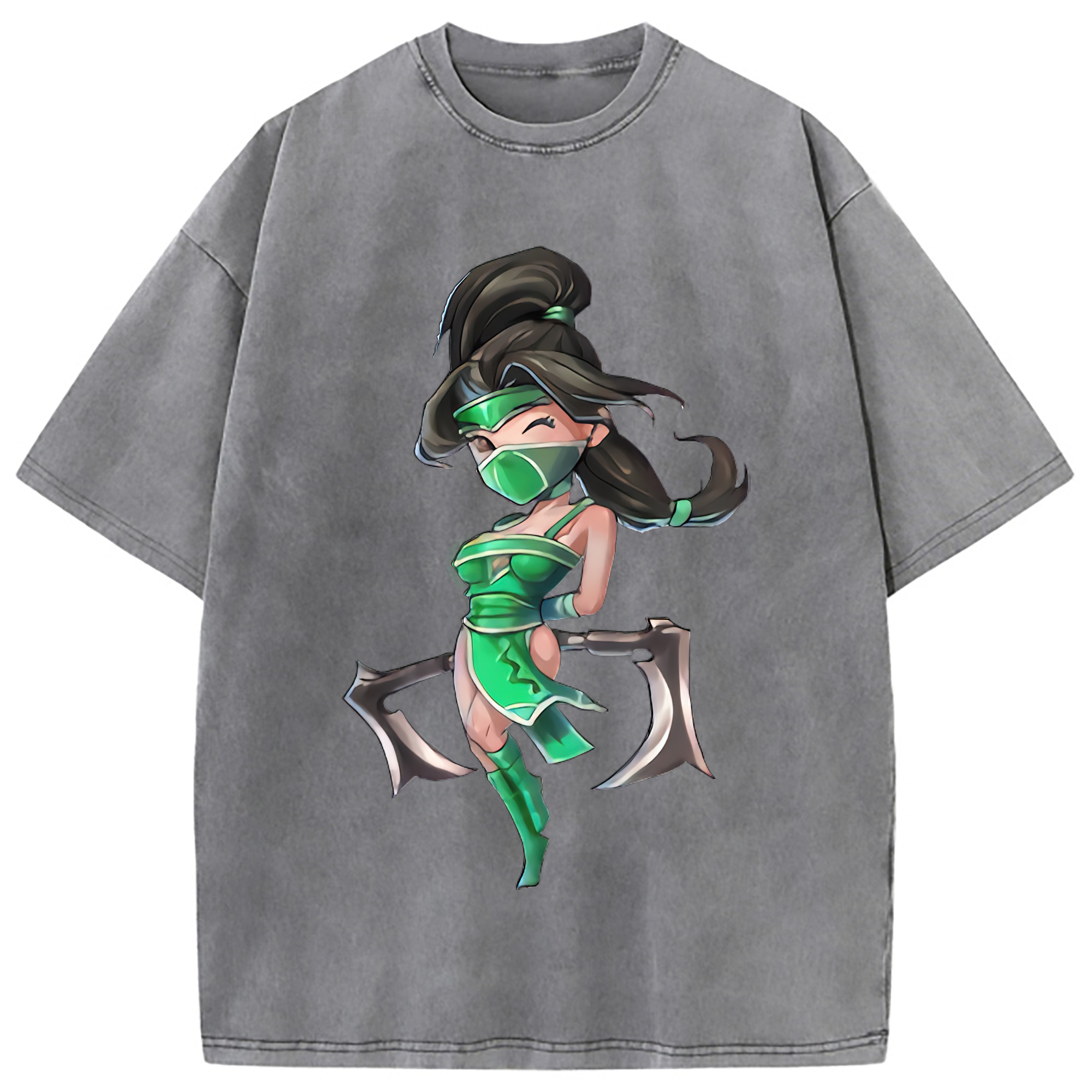 （画像用） リーグ・オブ・レジェンド League of Legends LOL 綿100% ヴィンテージ風 半袖Tシャツ（フロントプリント）