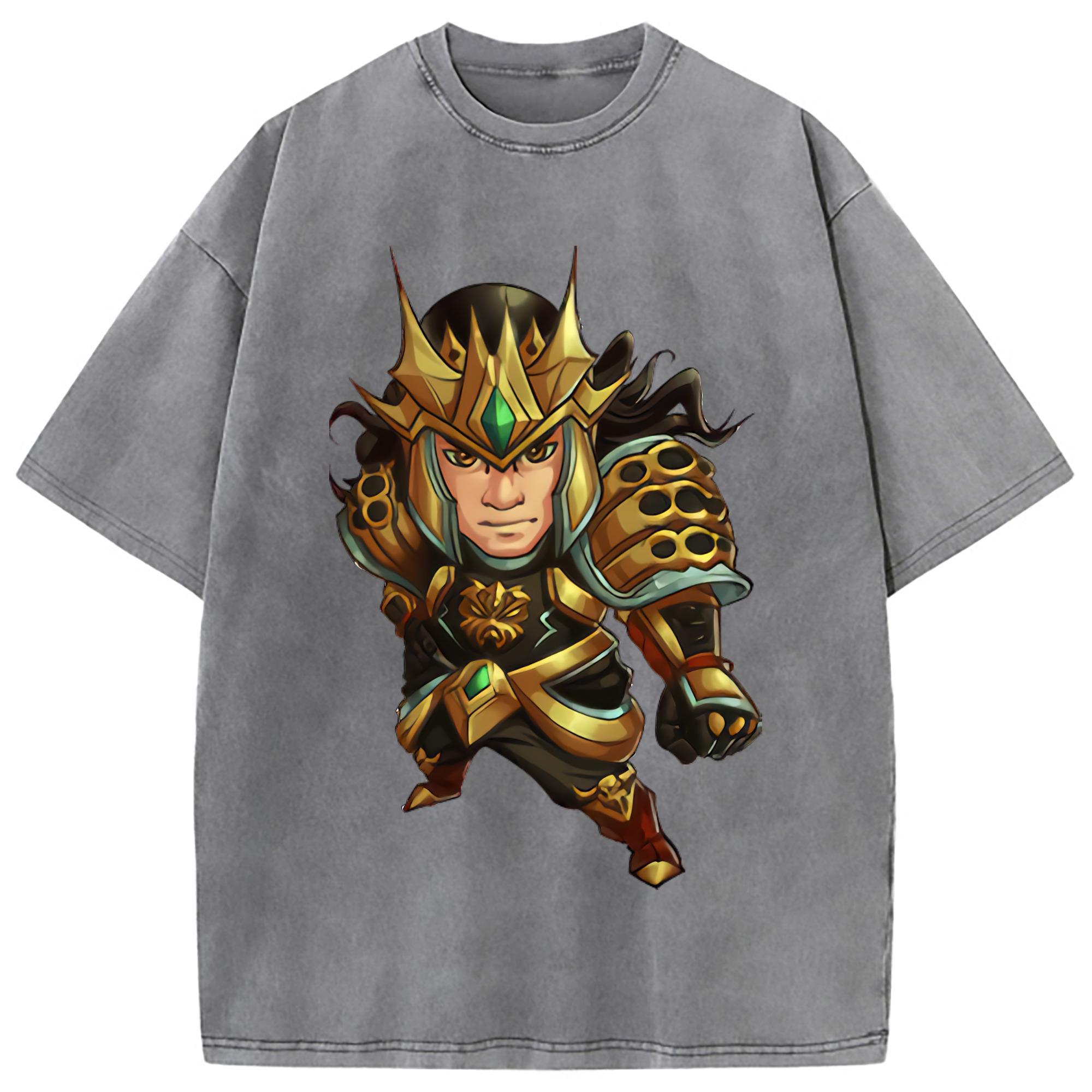 （画像用） リーグ・オブ・レジェンド League of Legends LOL 綿100% ヴィンテージ風 半袖Tシャツ（フロントプリント）