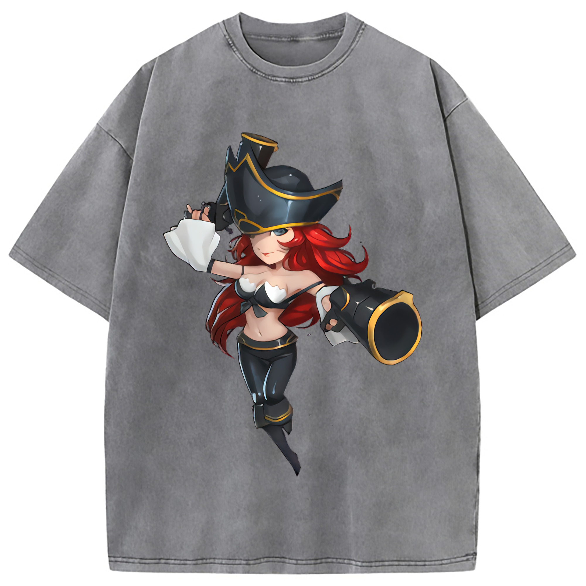 （画像用） リーグ・オブ・レジェンド League of Legends LOL 綿100% ヴィンテージ風 半袖Tシャツ（フロントプリント）