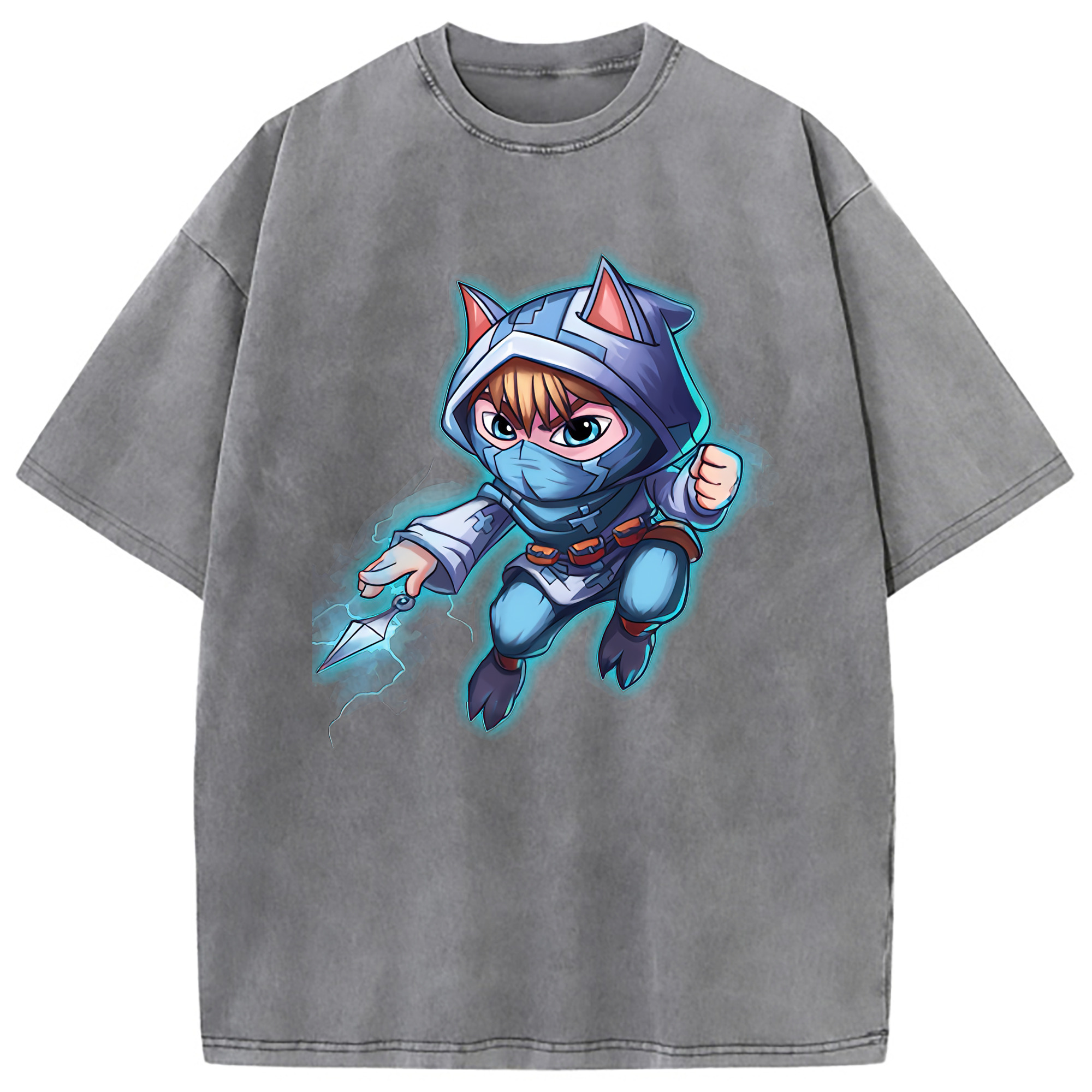 （画像用） リーグ・オブ・レジェンド League of Legends LOL 綿100% ヴィンテージ風 半袖Tシャツ（フロントプリント）