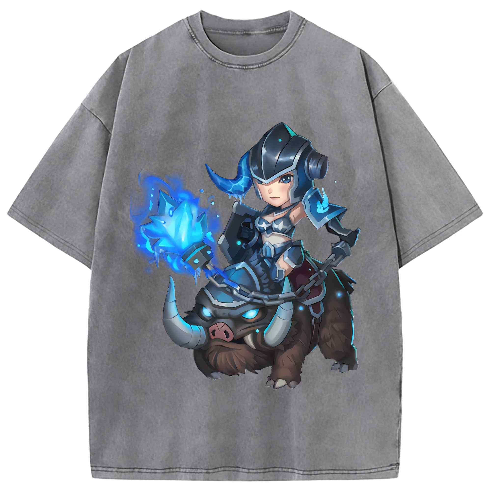 （画像用） リーグ・オブ・レジェンド League of Legends LOL 綿100% ヴィンテージ風 半袖Tシャツ（フロントプリント）