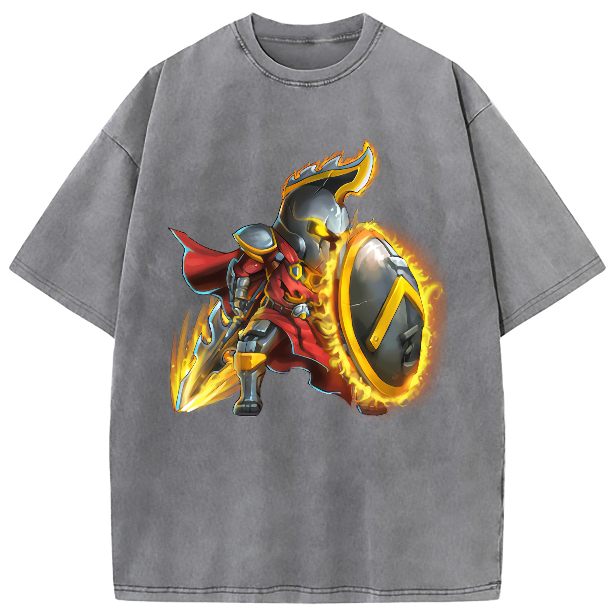 （画像用） リーグ・オブ・レジェンド League of Legends LOL 綿100% ヴィンテージ風 半袖Tシャツ（フロントプリント）