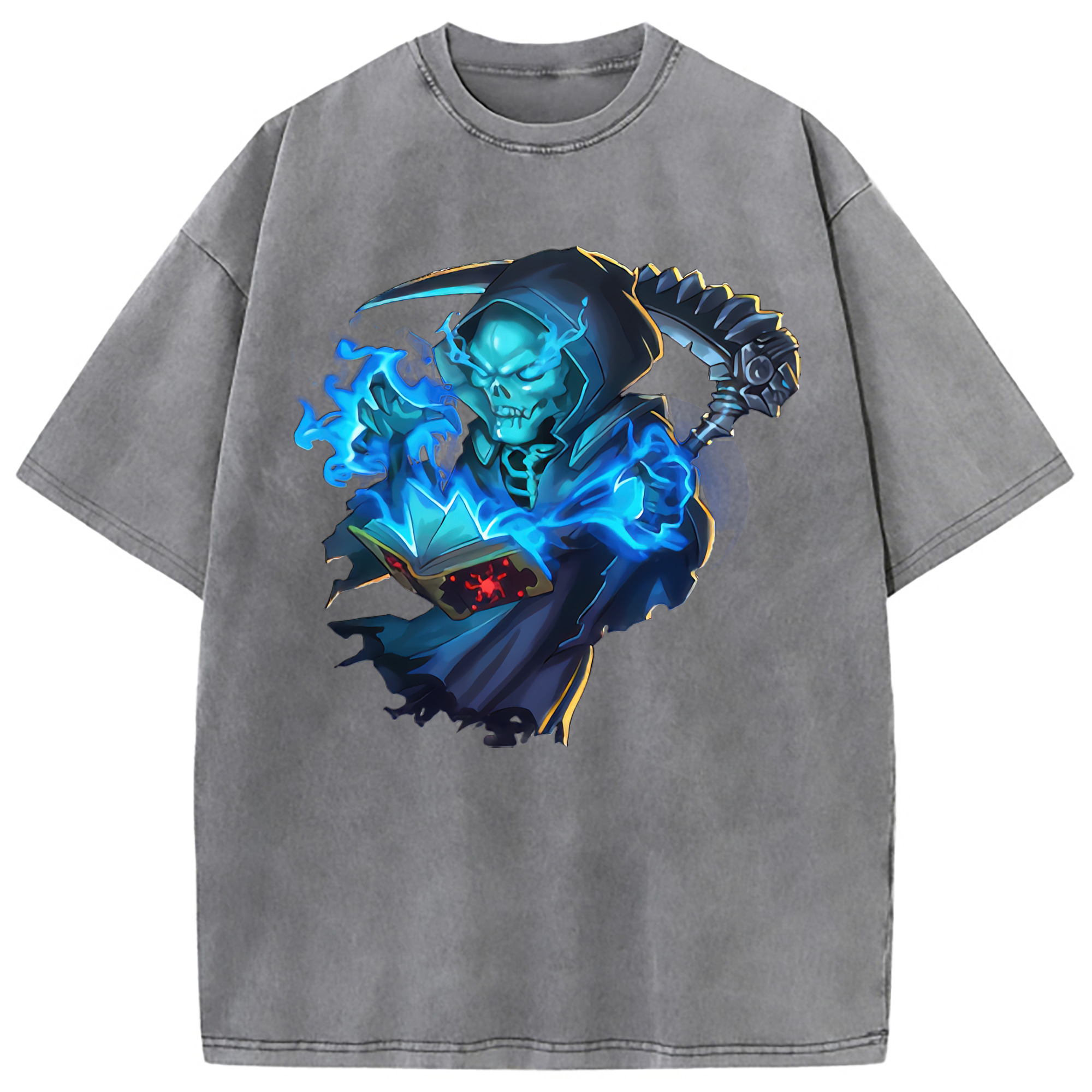 （画像用） リーグ・オブ・レジェンド League of Legends LOL 綿100% ヴィンテージ風 半袖Tシャツ（フロントプリント）
