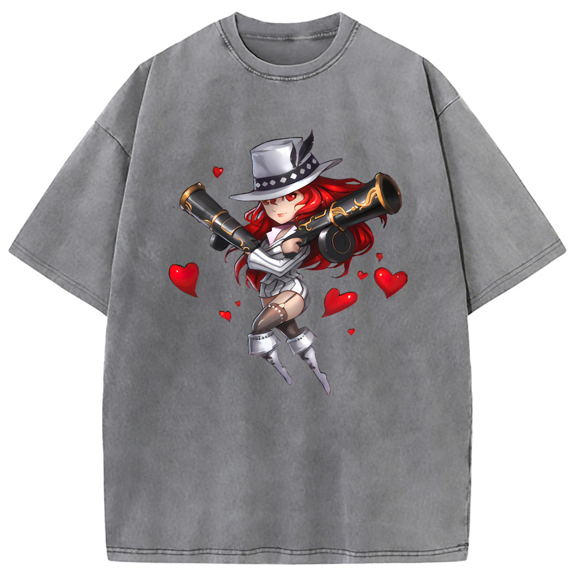 （画像用） リーグ・オブ・レジェンド League of Legends LOL 綿100% ヴィンテージ風 半袖Tシャツ（フロントプリント）