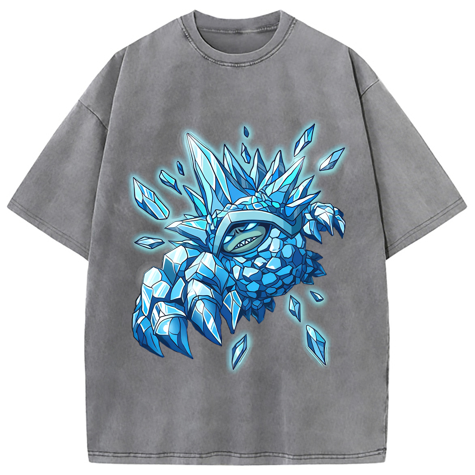 （画像用） リーグ・オブ・レジェンド League of Legends LOL 綿100% ヴィンテージ風 半袖Tシャツ（フロントプリント）