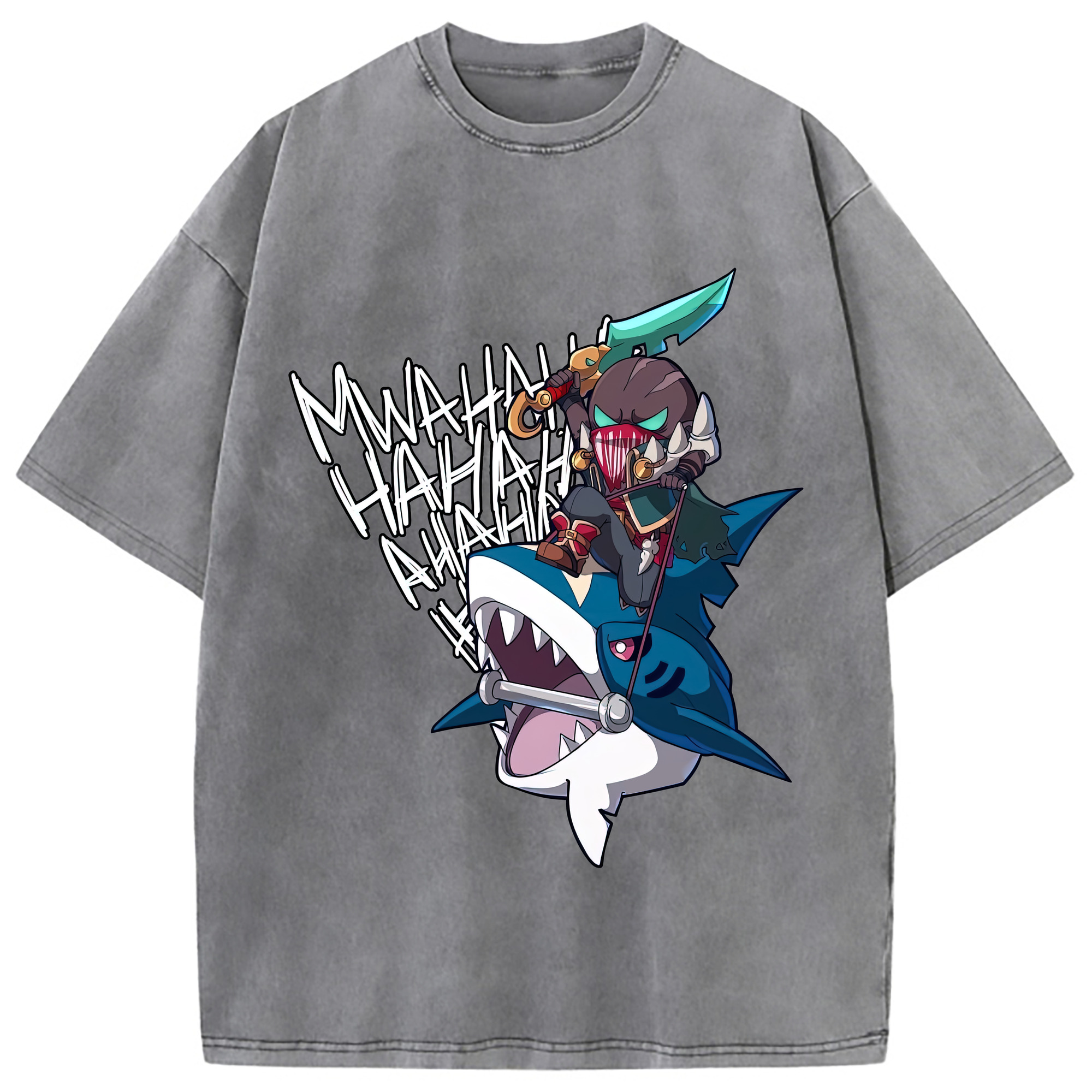 （画像用） リーグ・オブ・レジェンド League of Legends LOL 綿100% ヴィンテージ風 半袖Tシャツ（フロントプリント）