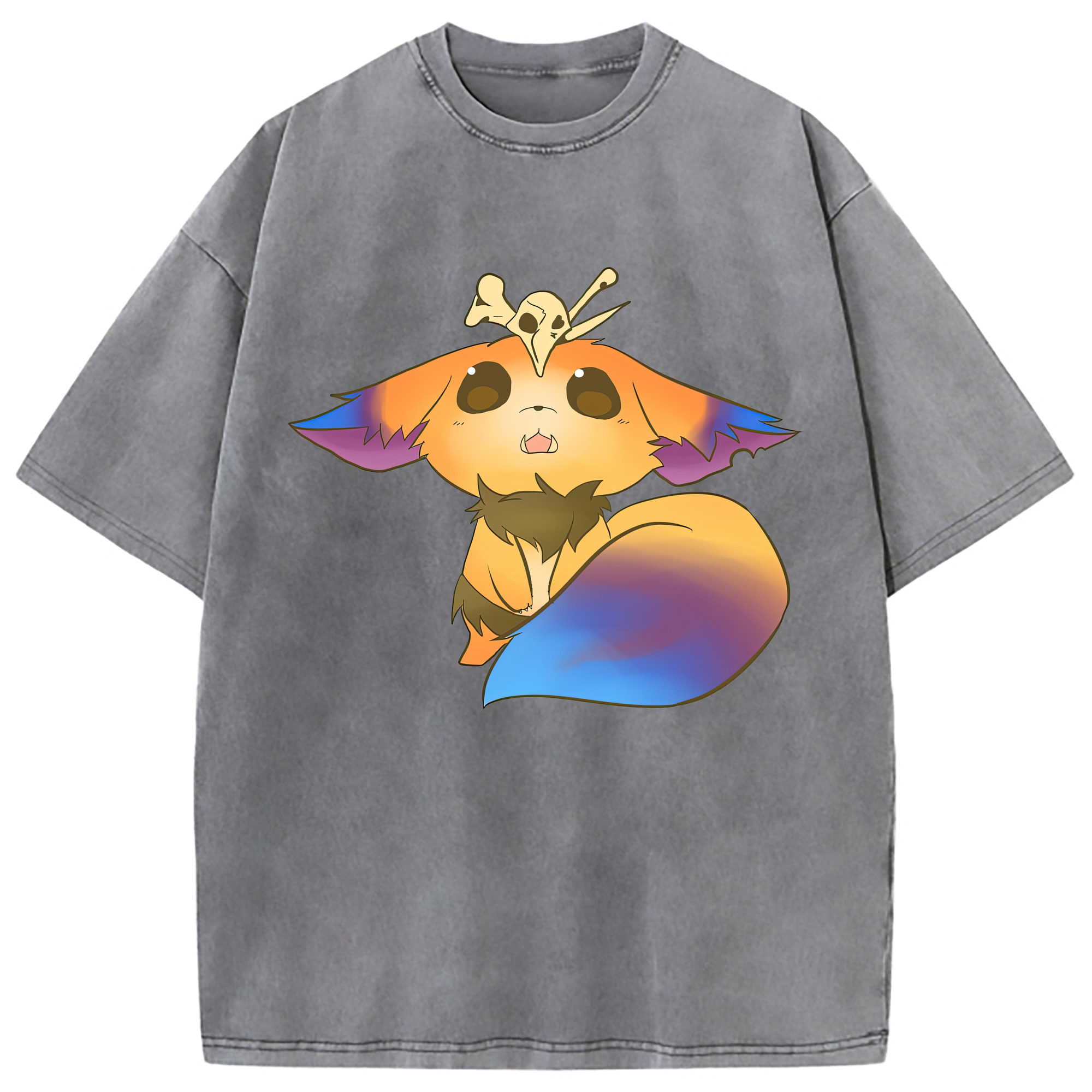 （画像用） リーグ・オブ・レジェンド League of Legends LOL 綿100% ヴィンテージ風 半袖Tシャツ（フロントプリント）