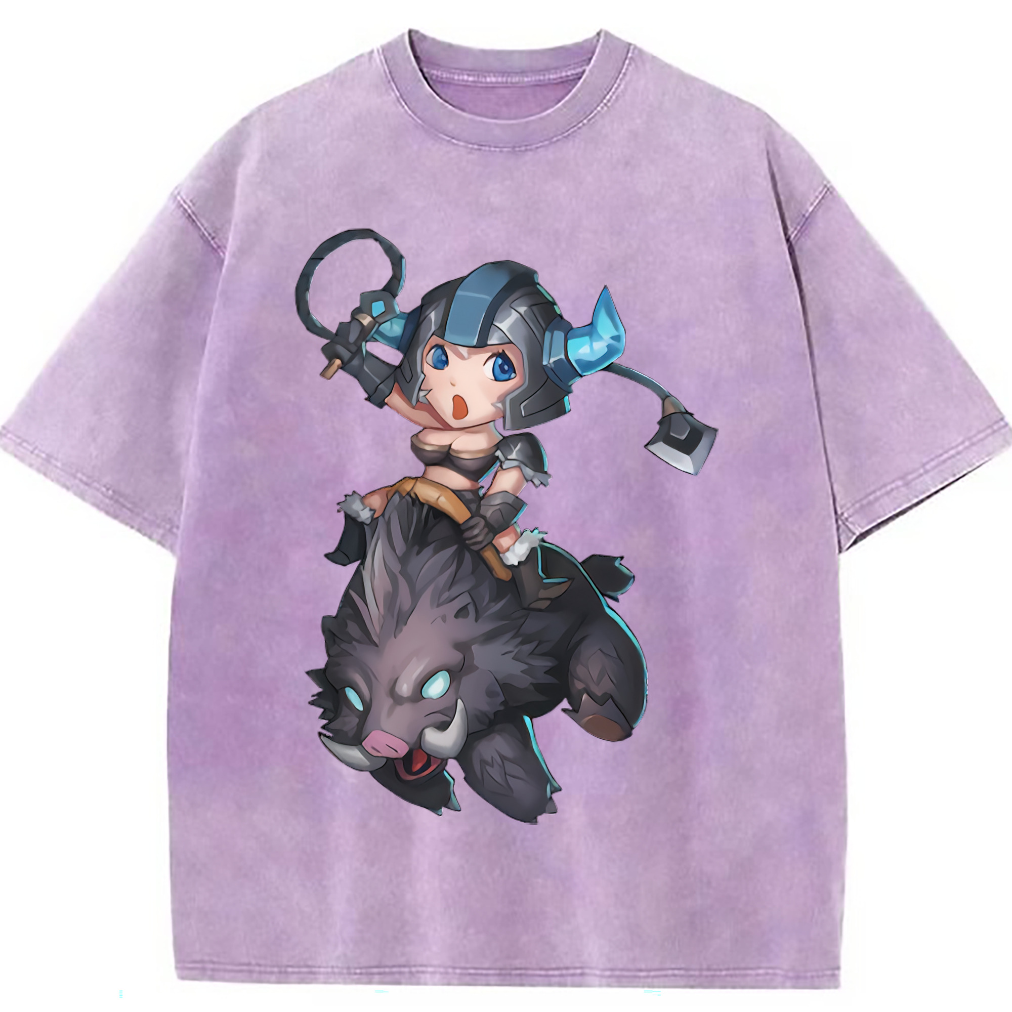 （画像用） リーグ・オブ・レジェンド League of Legends LOL 綿100% ヴィンテージ風 半袖Tシャツ（フロントプリント）