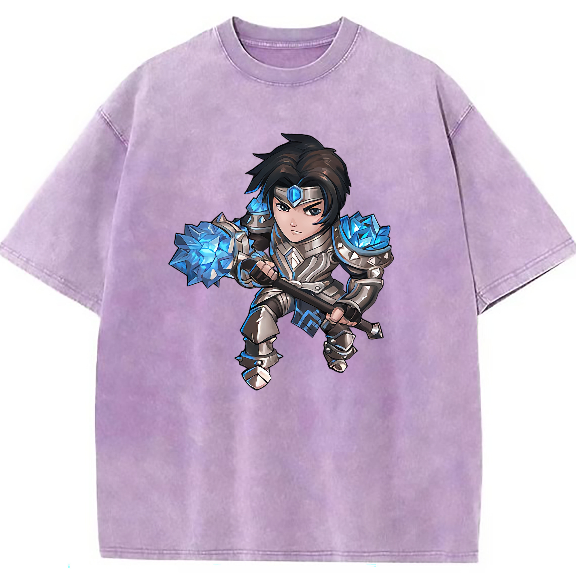 （画像用） リーグ・オブ・レジェンド League of Legends LOL 綿100% ヴィンテージ風 半袖Tシャツ（フロントプリント）