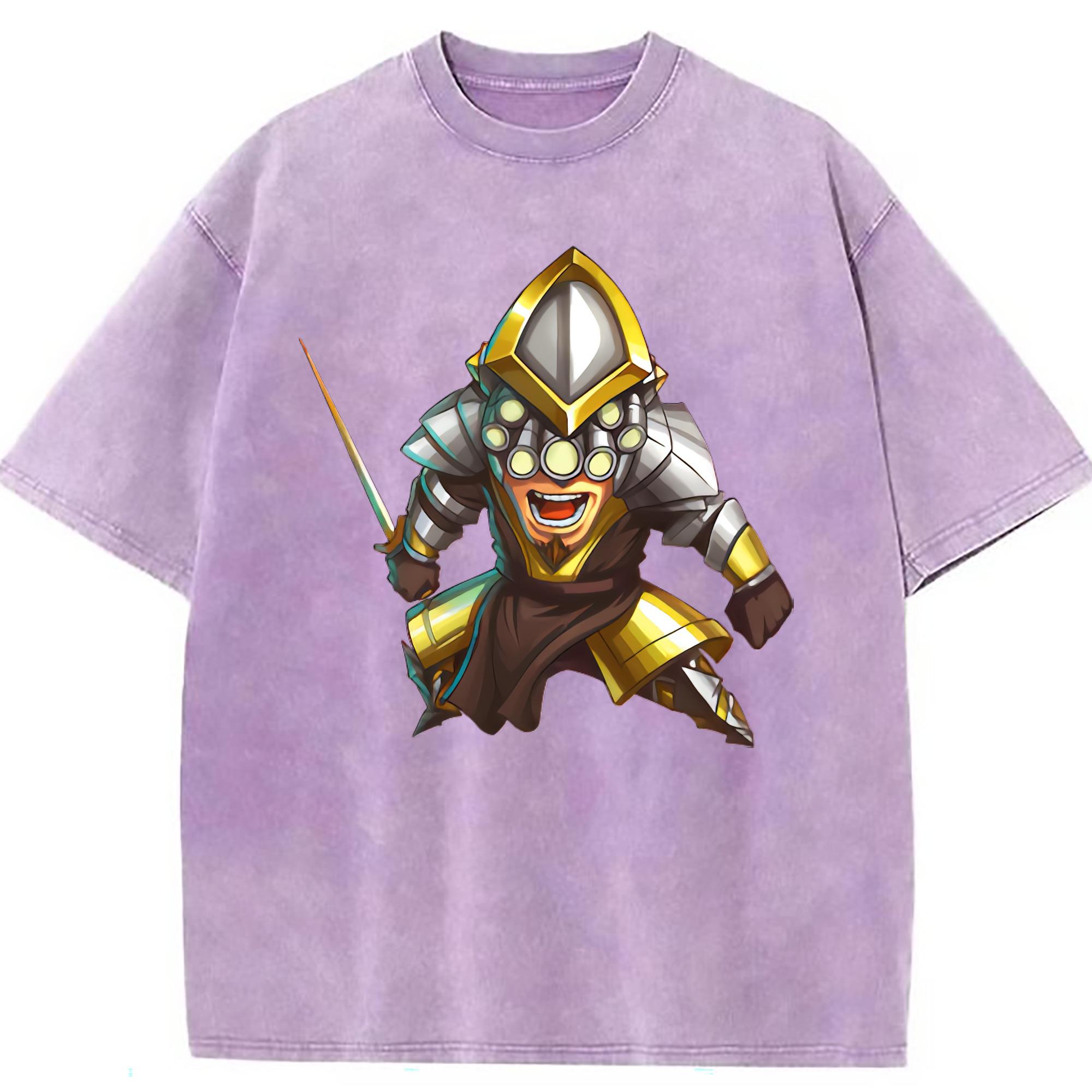 （画像用） リーグ・オブ・レジェンド League of Legends LOL 綿100% ヴィンテージ風 半袖Tシャツ（フロントプリント）