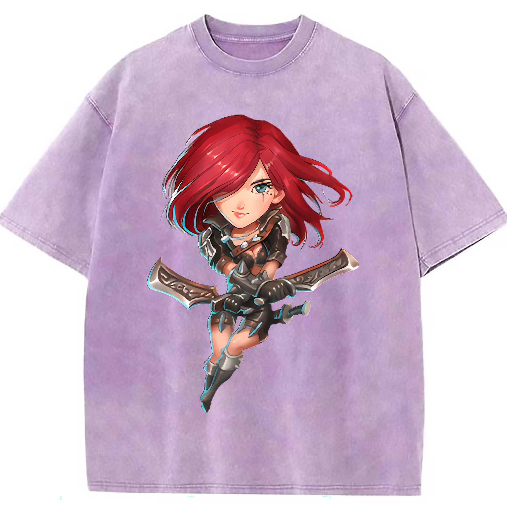 （画像用） リーグ・オブ・レジェンド League of Legends LOL 綿100% ヴィンテージ風 半袖Tシャツ（フロントプリント）