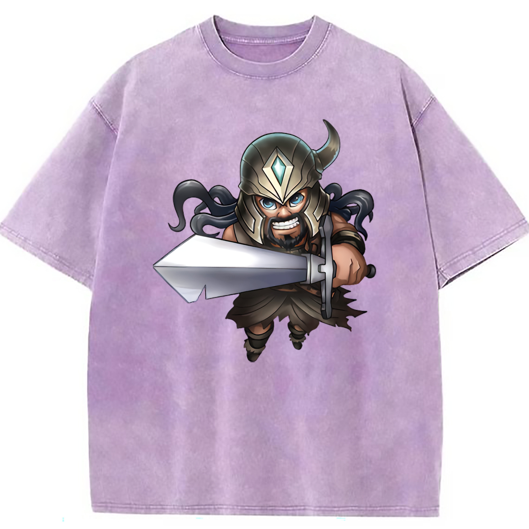 （画像用） リーグ・オブ・レジェンド League of Legends LOL 綿100% ヴィンテージ風 半袖Tシャツ（フロントプリント）