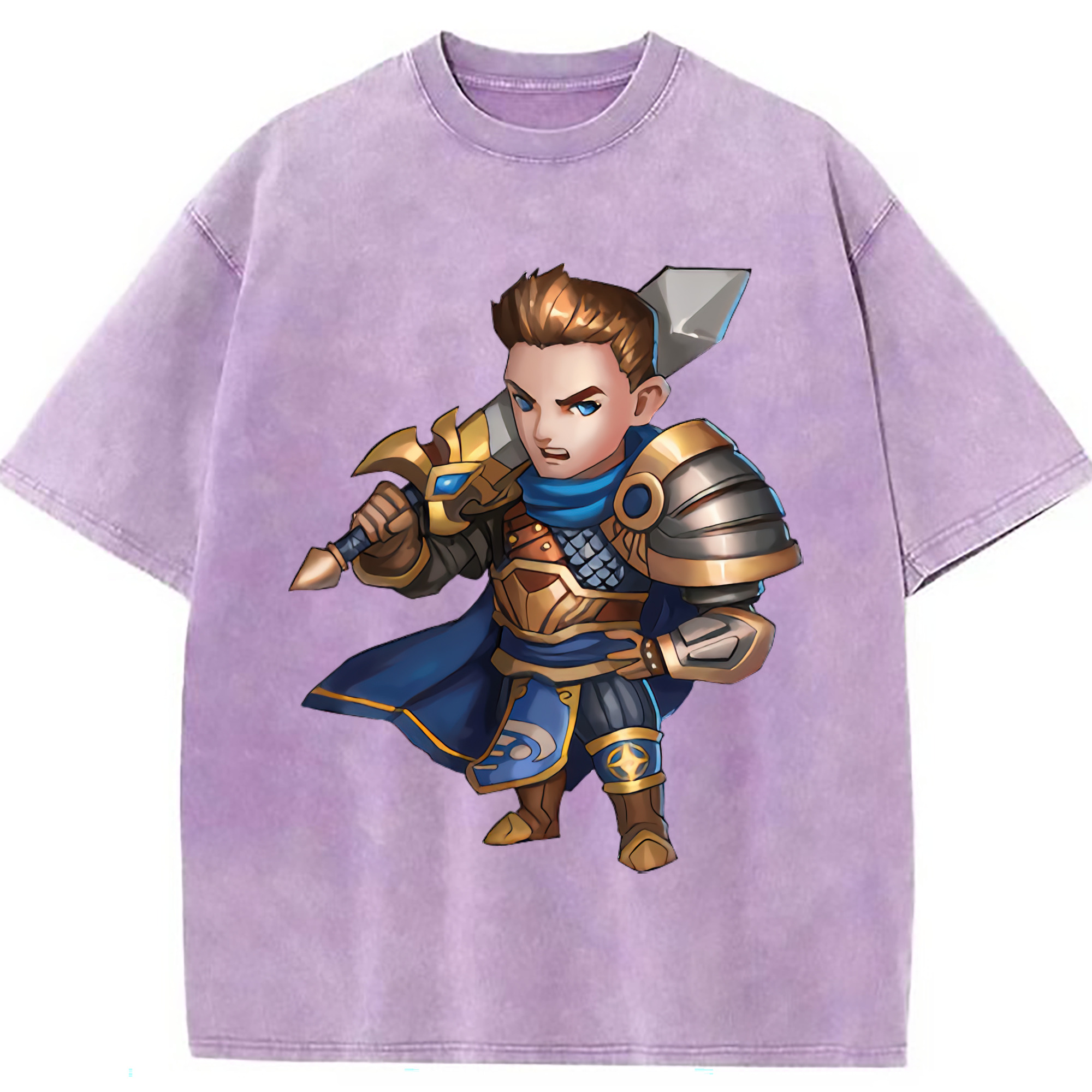 （画像用） リーグ・オブ・レジェンド League of Legends LOL 綿100% ヴィンテージ風 半袖Tシャツ（フロントプリント）
