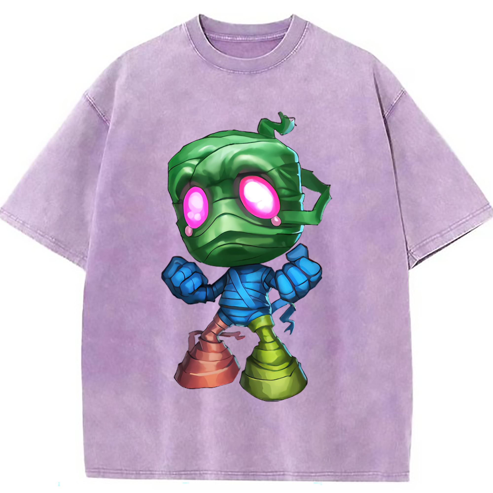 （画像用） リーグ・オブ・レジェンド League of Legends LOL 綿100% ヴィンテージ風 半袖Tシャツ（フロントプリント）