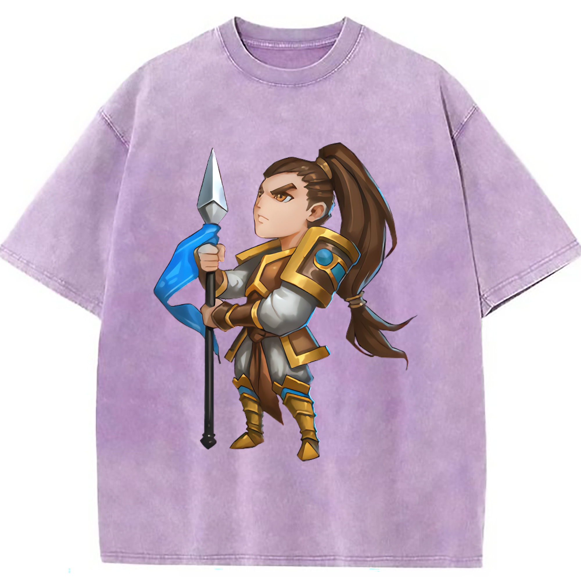 （画像用） リーグ・オブ・レジェンド League of Legends LOL 綿100% ヴィンテージ風 半袖Tシャツ（フロントプリント）