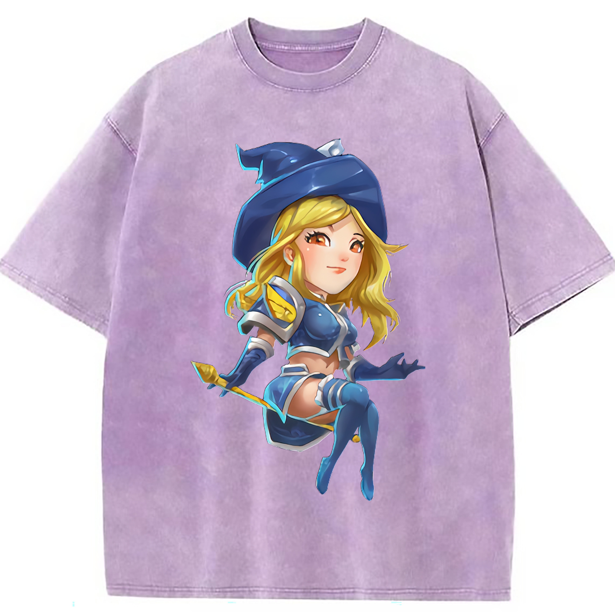 （画像用） リーグ・オブ・レジェンド League of Legends LOL 綿100% ヴィンテージ風 半袖Tシャツ（フロントプリント）