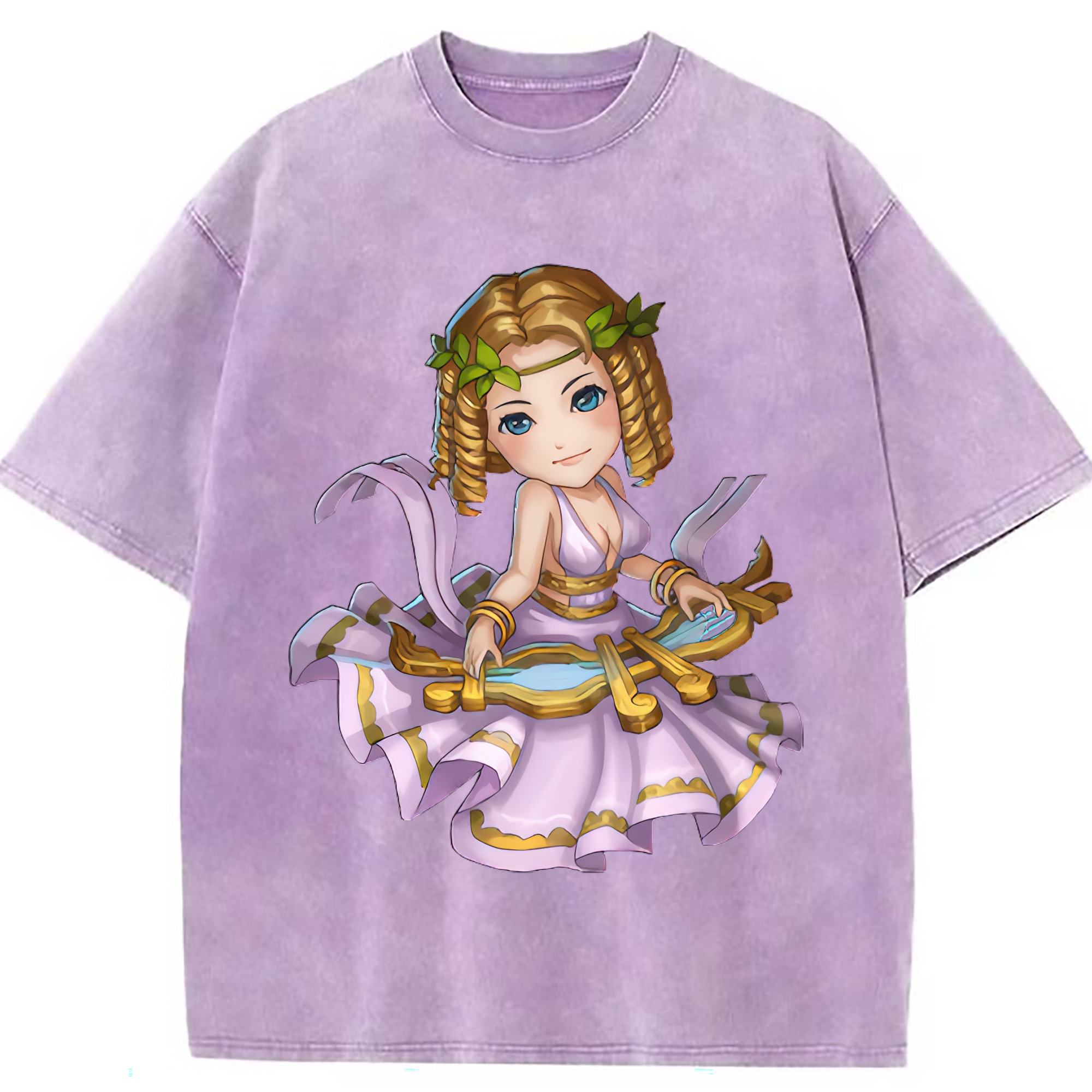 （画像用） リーグ・オブ・レジェンド League of Legends LOL 綿100% ヴィンテージ風 半袖Tシャツ（フロントプリント）