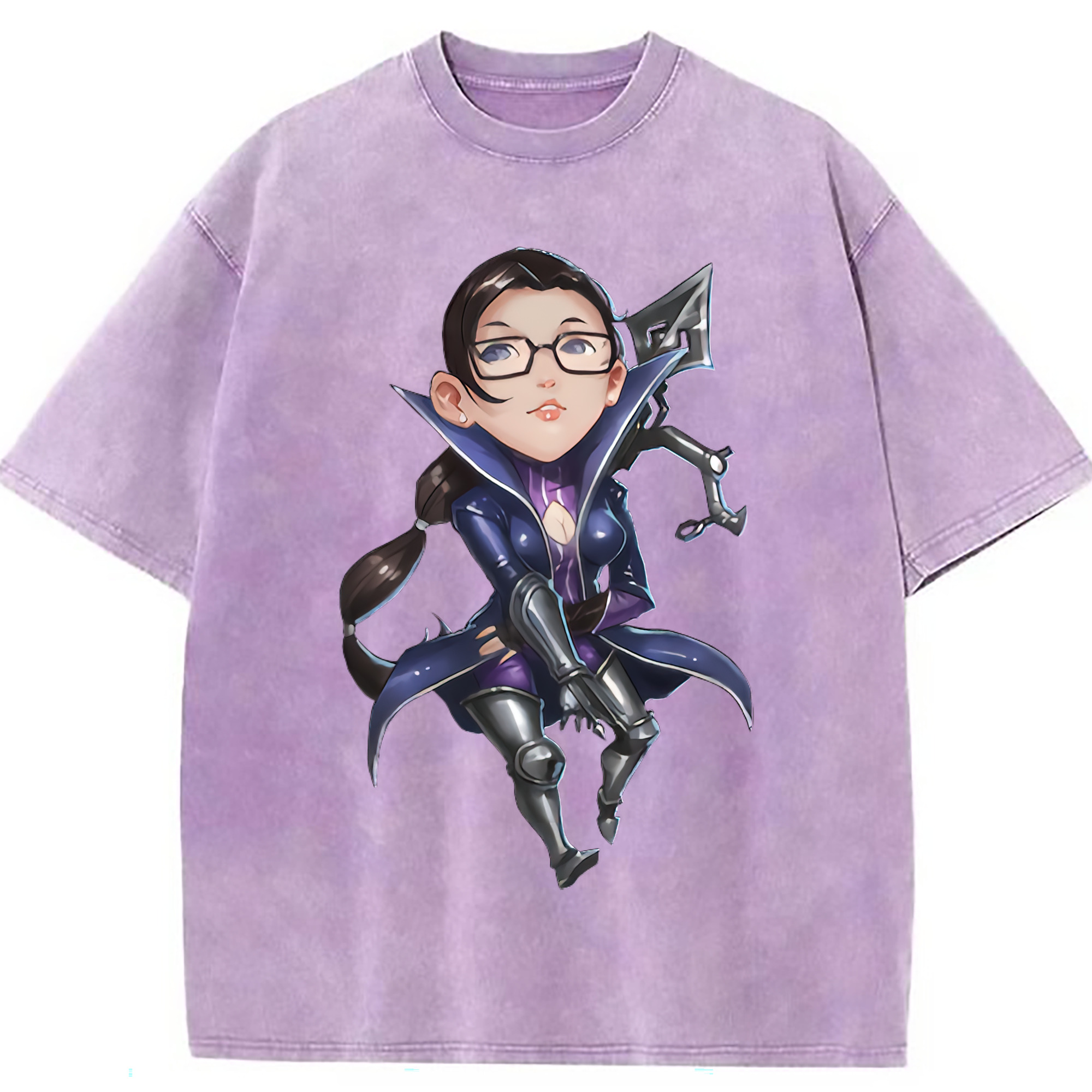 （画像用） リーグ・オブ・レジェンド League of Legends LOL 綿100% ヴィンテージ風 半袖Tシャツ（フロントプリント）