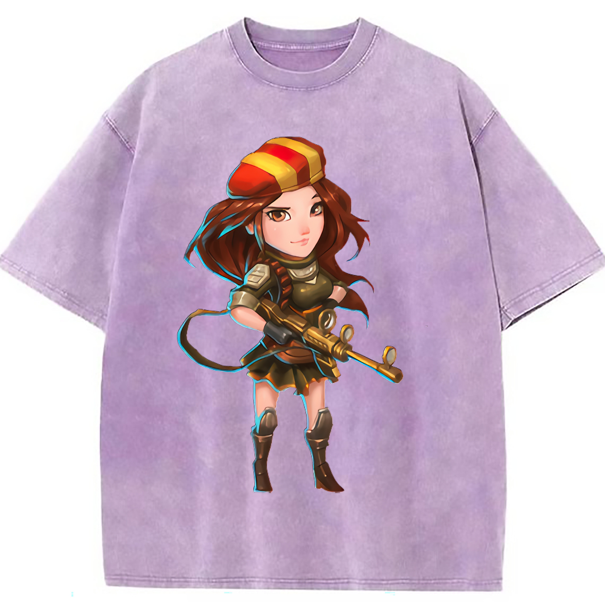 （画像用） リーグ・オブ・レジェンド League of Legends LOL 綿100% ヴィンテージ風 半袖Tシャツ（フロントプリント）