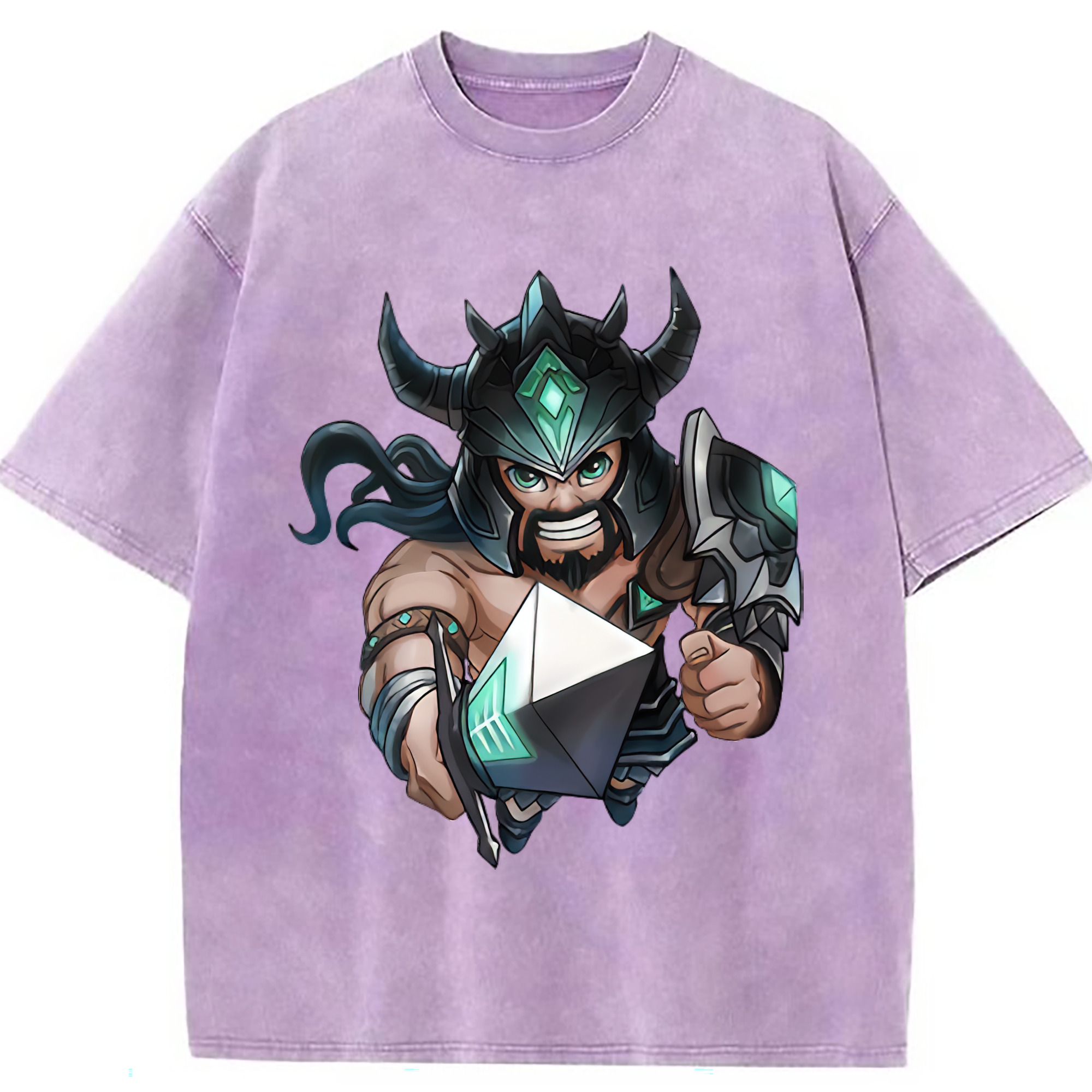 （画像用） リーグ・オブ・レジェンド League of Legends LOL 綿100% ヴィンテージ風 半袖Tシャツ（フロントプリント）