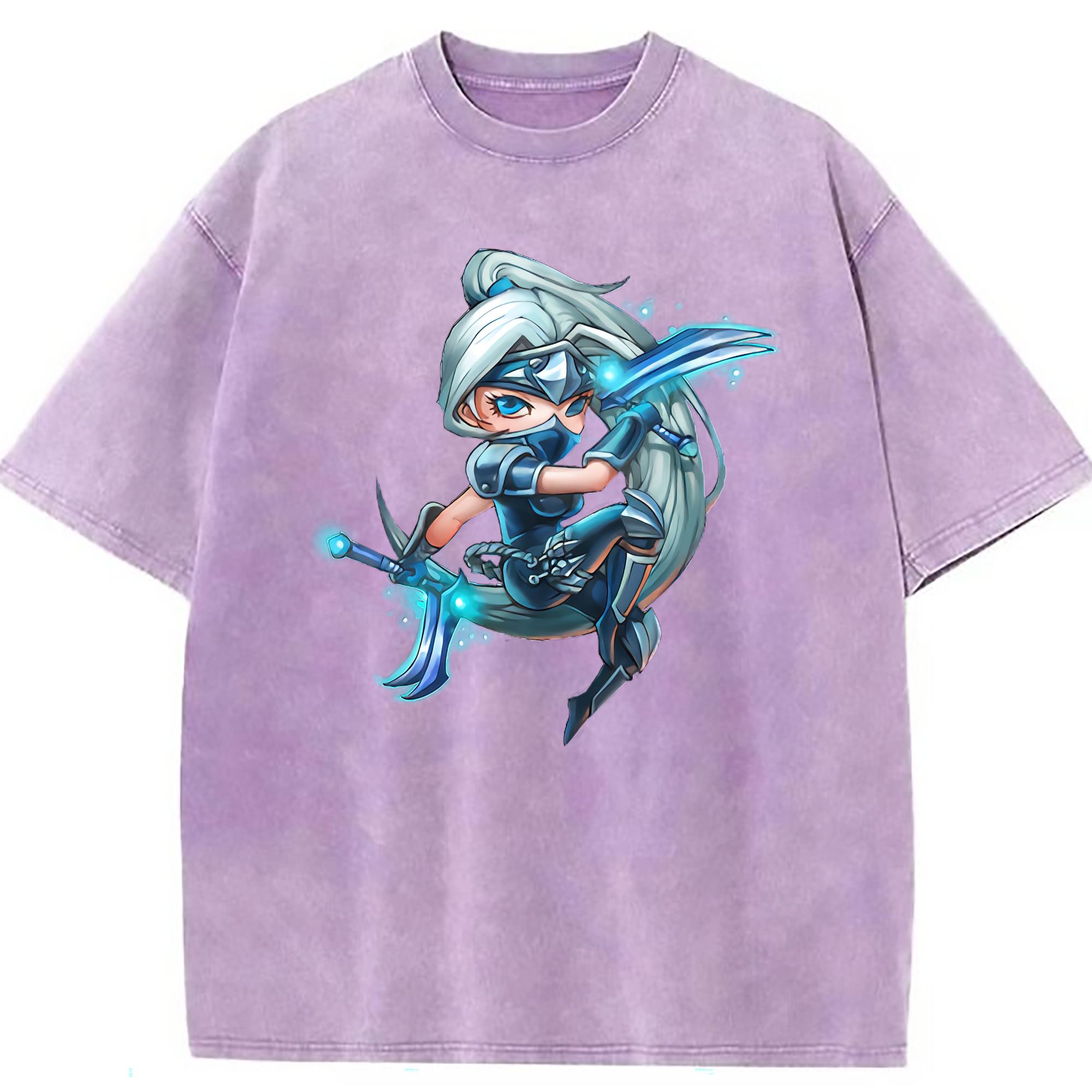 （画像用） リーグ・オブ・レジェンド League of Legends LOL 綿100% ヴィンテージ風 半袖Tシャツ（フロントプリント）