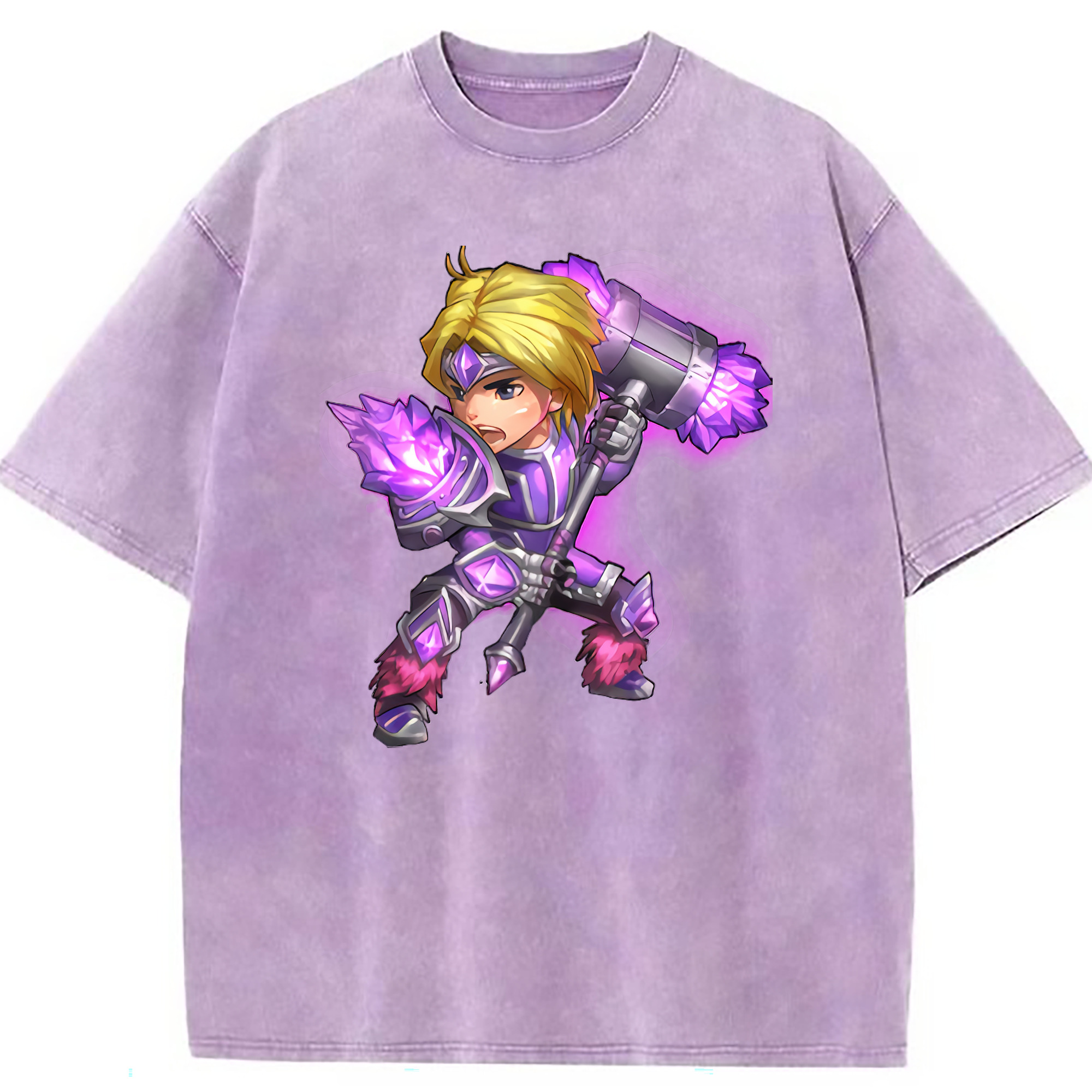 （画像用） リーグ・オブ・レジェンド League of Legends LOL 綿100% ヴィンテージ風 半袖Tシャツ（フロントプリント）
