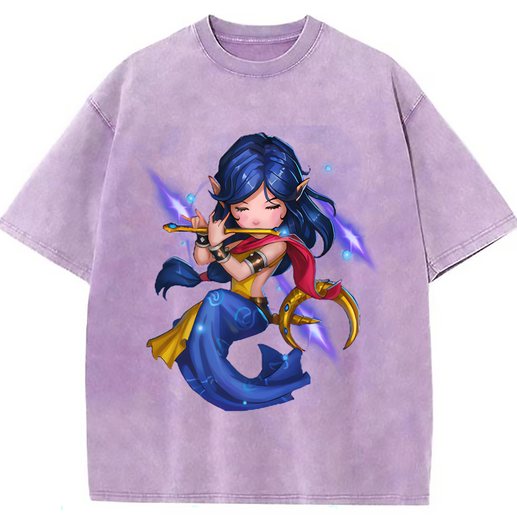 （画像用） リーグ・オブ・レジェンド League of Legends LOL 綿100% ヴィンテージ風 半袖Tシャツ（フロントプリント）