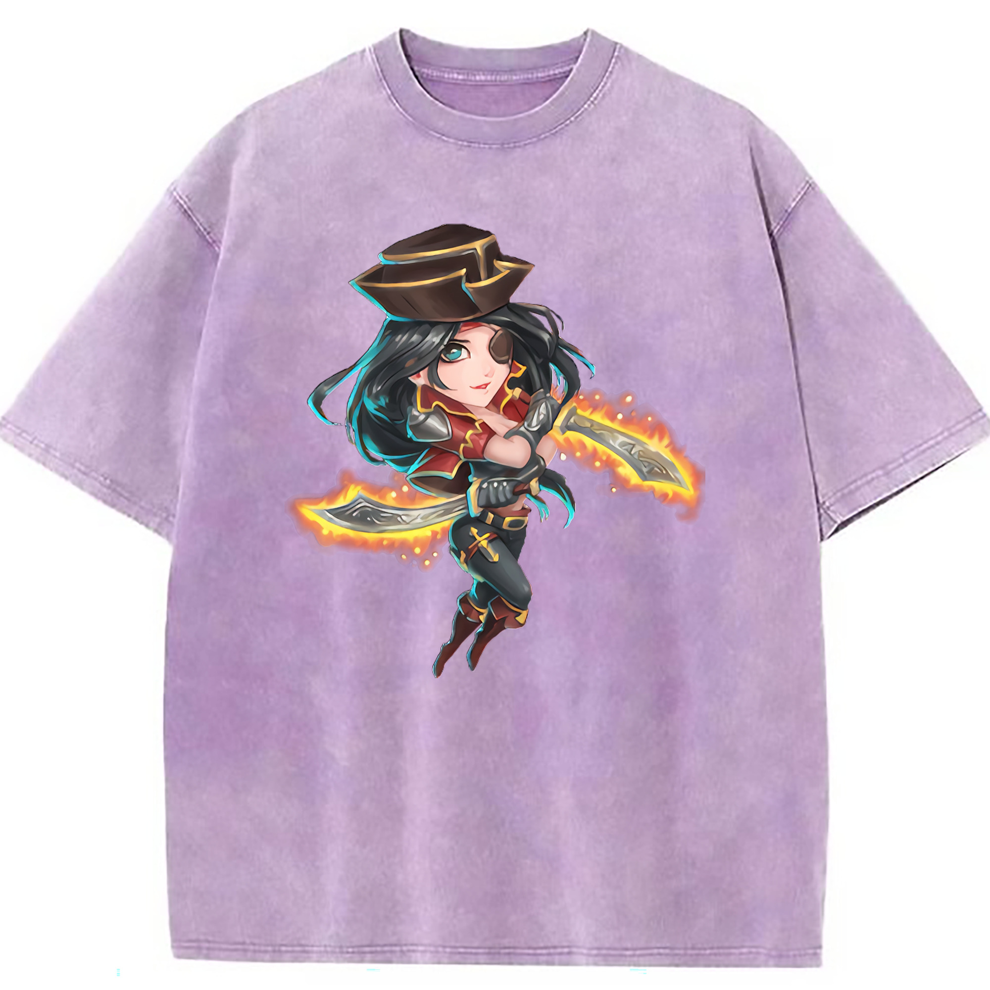 （画像用） リーグ・オブ・レジェンド League of Legends LOL 綿100% ヴィンテージ風 半袖Tシャツ（フロントプリント）