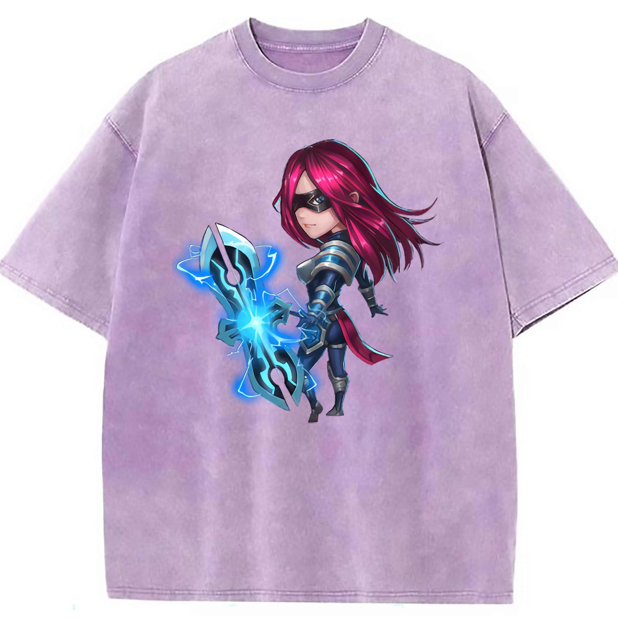 （画像用） リーグ・オブ・レジェンド League of Legends LOL 綿100% ヴィンテージ風 半袖Tシャツ（フロントプリント）