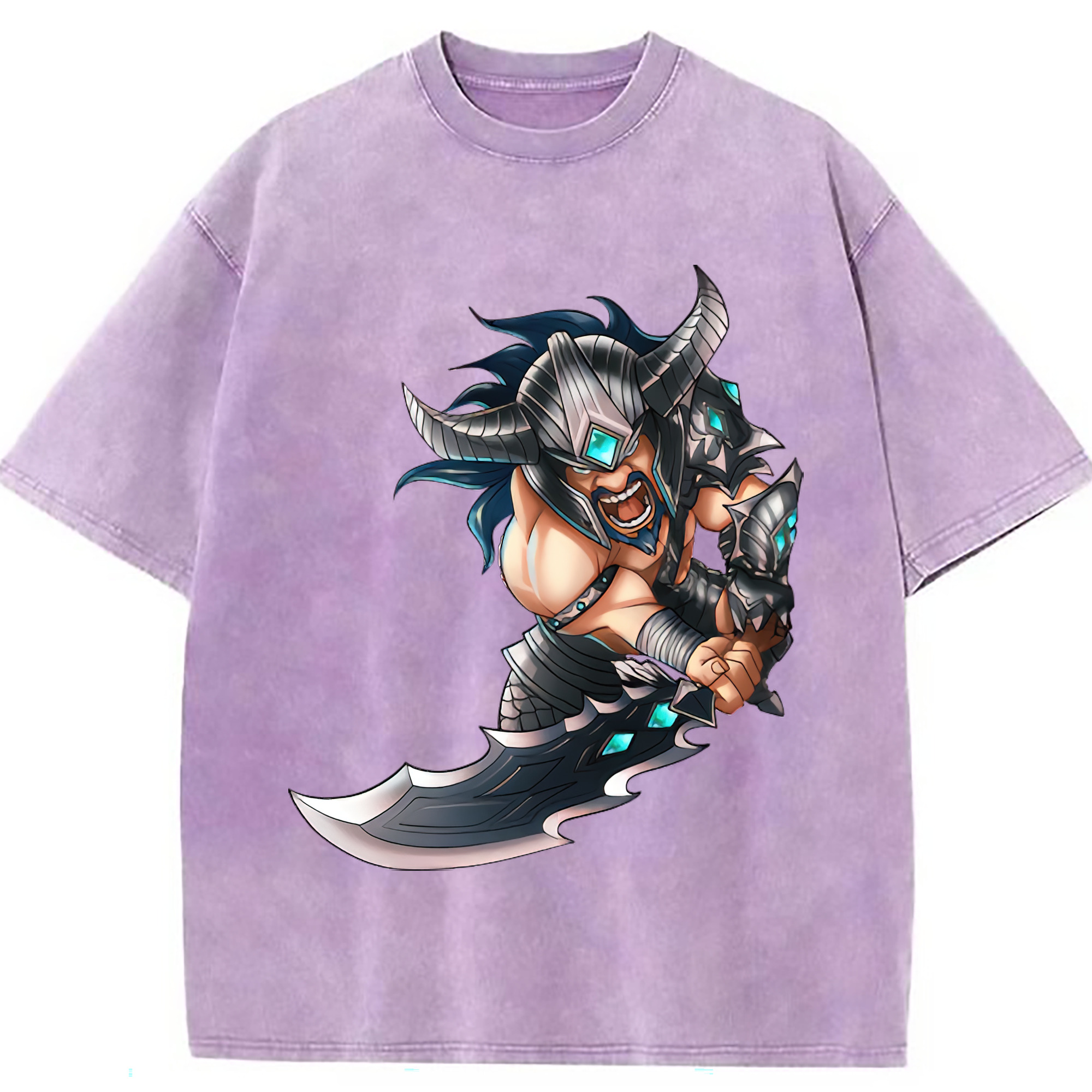 （画像用） リーグ・オブ・レジェンド League of Legends LOL 綿100% ヴィンテージ風 半袖Tシャツ（フロントプリント）