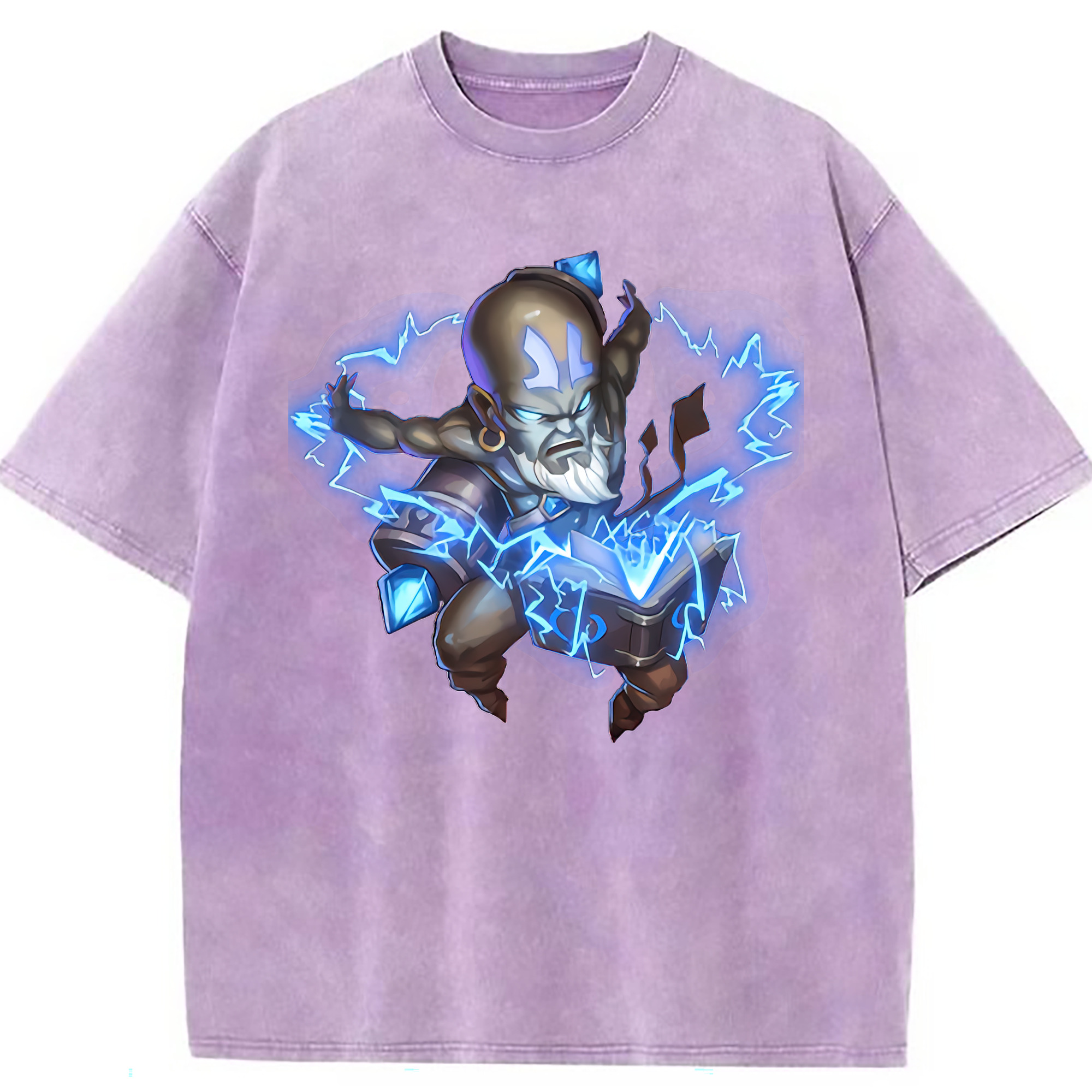（画像用） リーグ・オブ・レジェンド League of Legends LOL 綿100% ヴィンテージ風 半袖Tシャツ（フロントプリント）