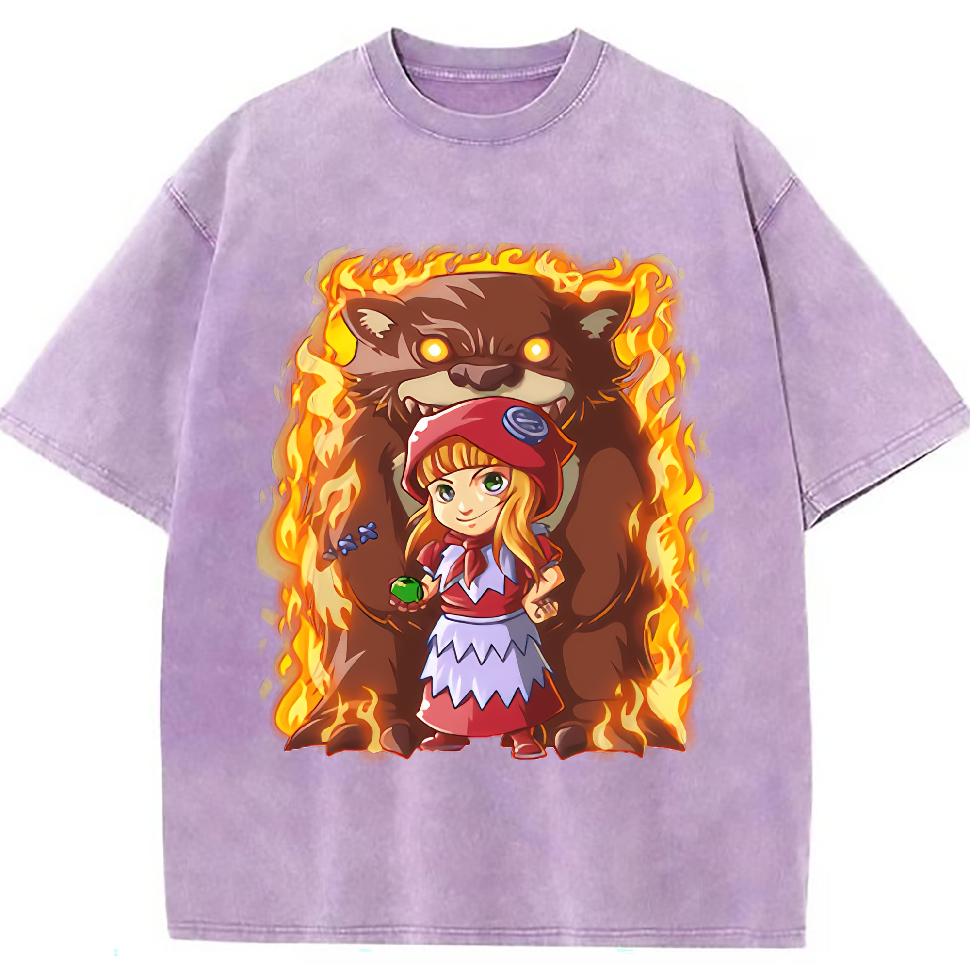 （画像用） リーグ・オブ・レジェンド League of Legends LOL 綿100% ヴィンテージ風 半袖Tシャツ（フロントプリント）