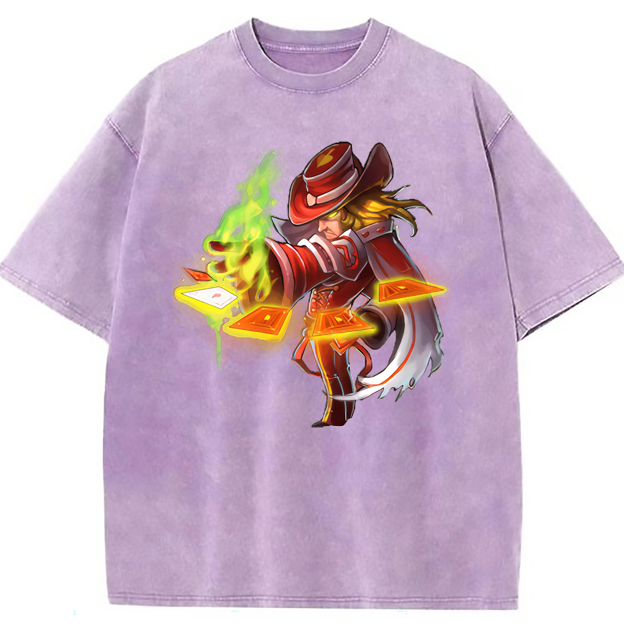 （画像用） リーグ・オブ・レジェンド League of Legends LOL 綿100% ヴィンテージ風 半袖Tシャツ（フロントプリント）