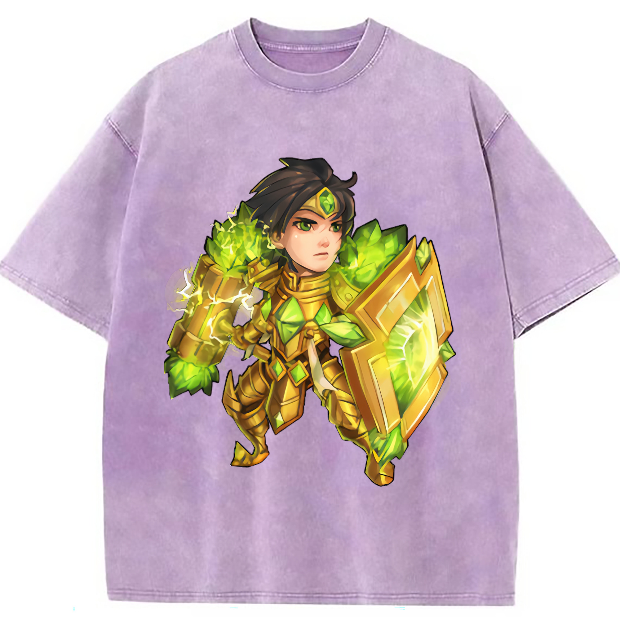 （画像用） リーグ・オブ・レジェンド League of Legends LOL 綿100% ヴィンテージ風 半袖Tシャツ（フロントプリント）