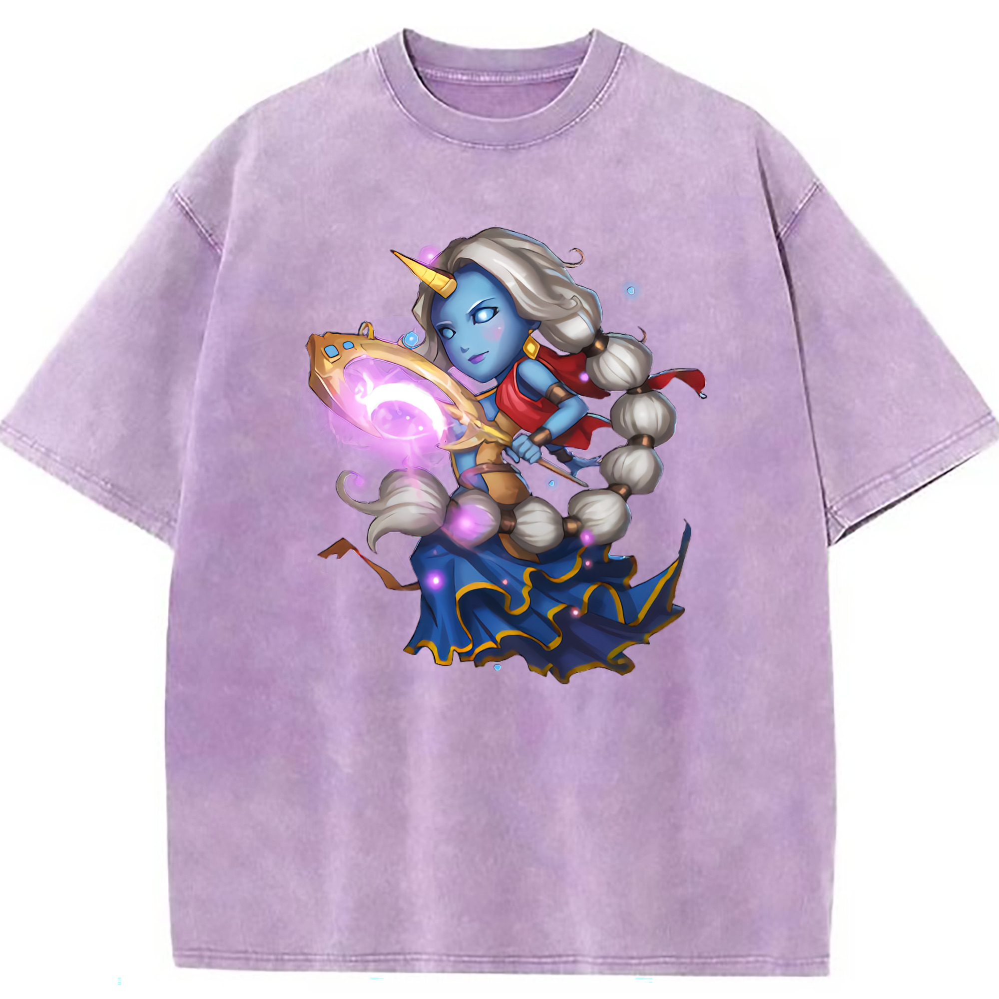 （画像用） リーグ・オブ・レジェンド League of Legends LOL 綿100% ヴィンテージ風 半袖Tシャツ（フロントプリント）