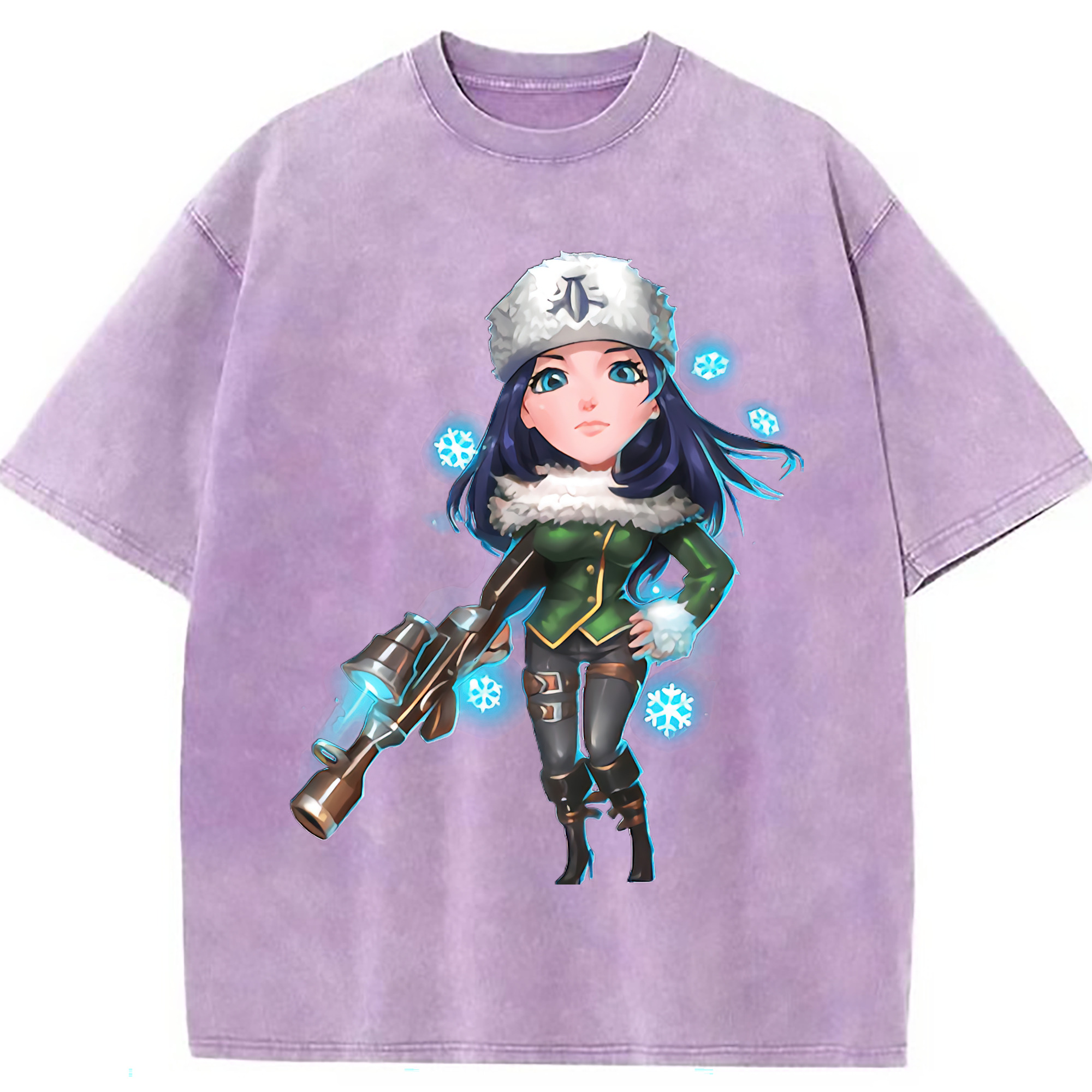 （画像用） リーグ・オブ・レジェンド League of Legends LOL 綿100% ヴィンテージ風 半袖Tシャツ（フロントプリント）