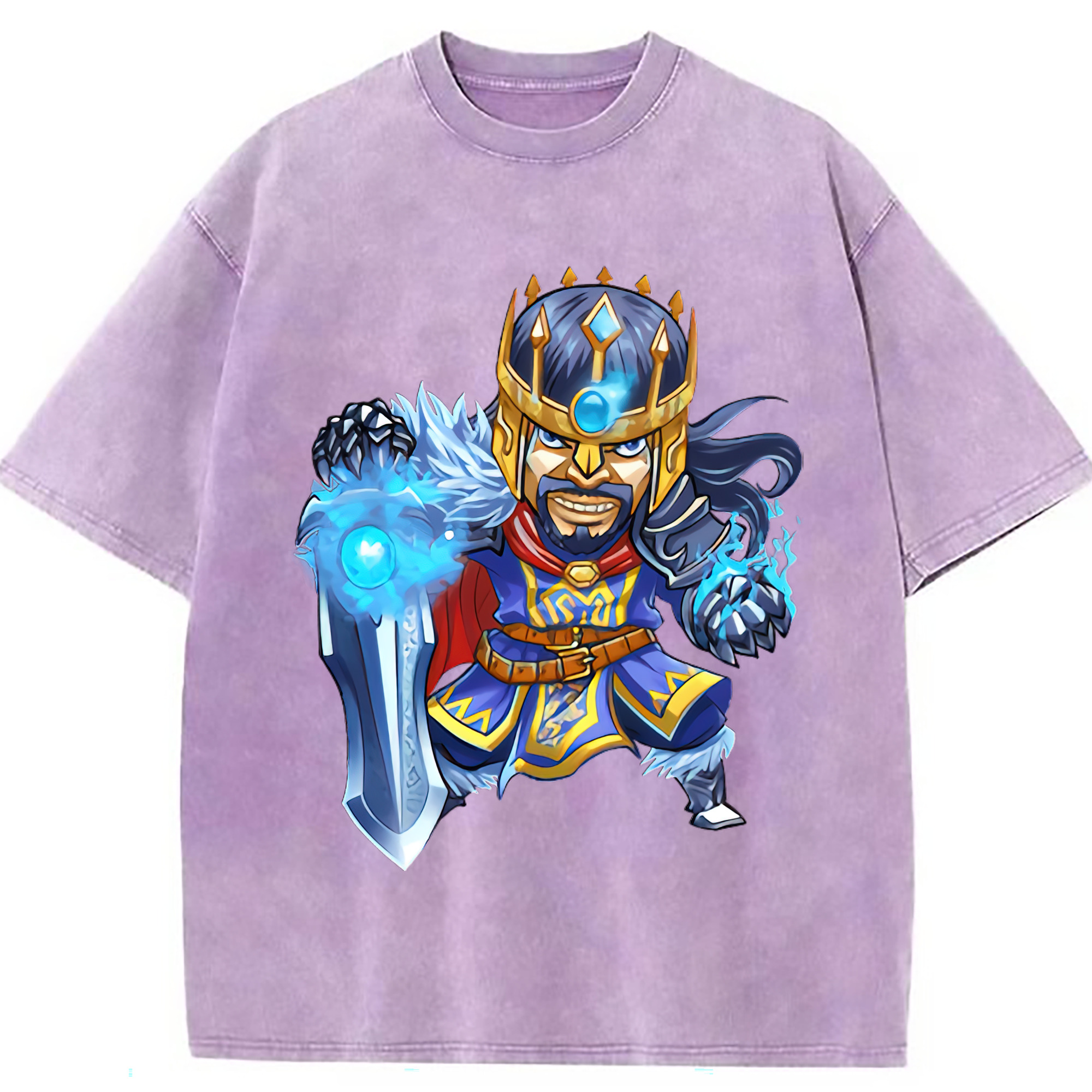 （画像用） リーグ・オブ・レジェンド League of Legends LOL 綿100% ヴィンテージ風 半袖Tシャツ（フロントプリント）