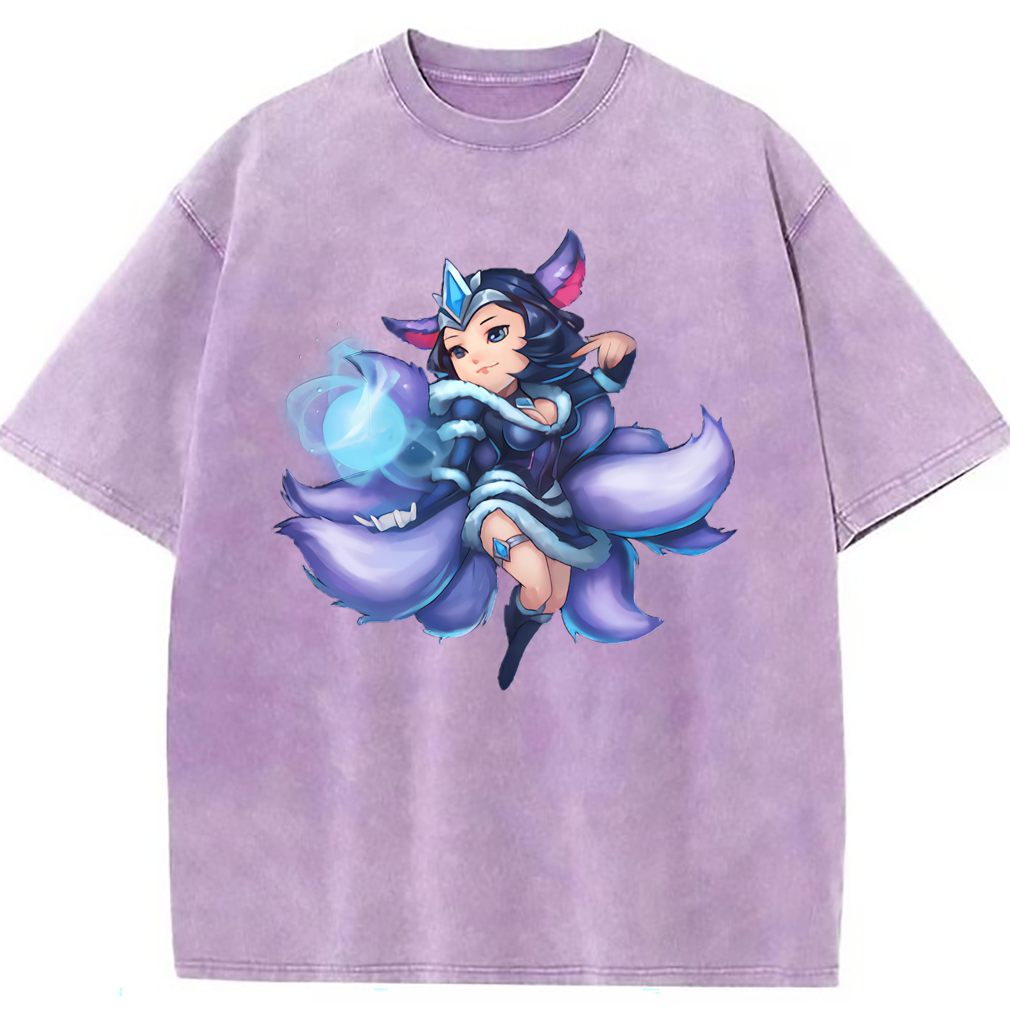 （画像用） リーグ・オブ・レジェンド League of Legends LOL 綿100% ヴィンテージ風 半袖Tシャツ（フロントプリント）