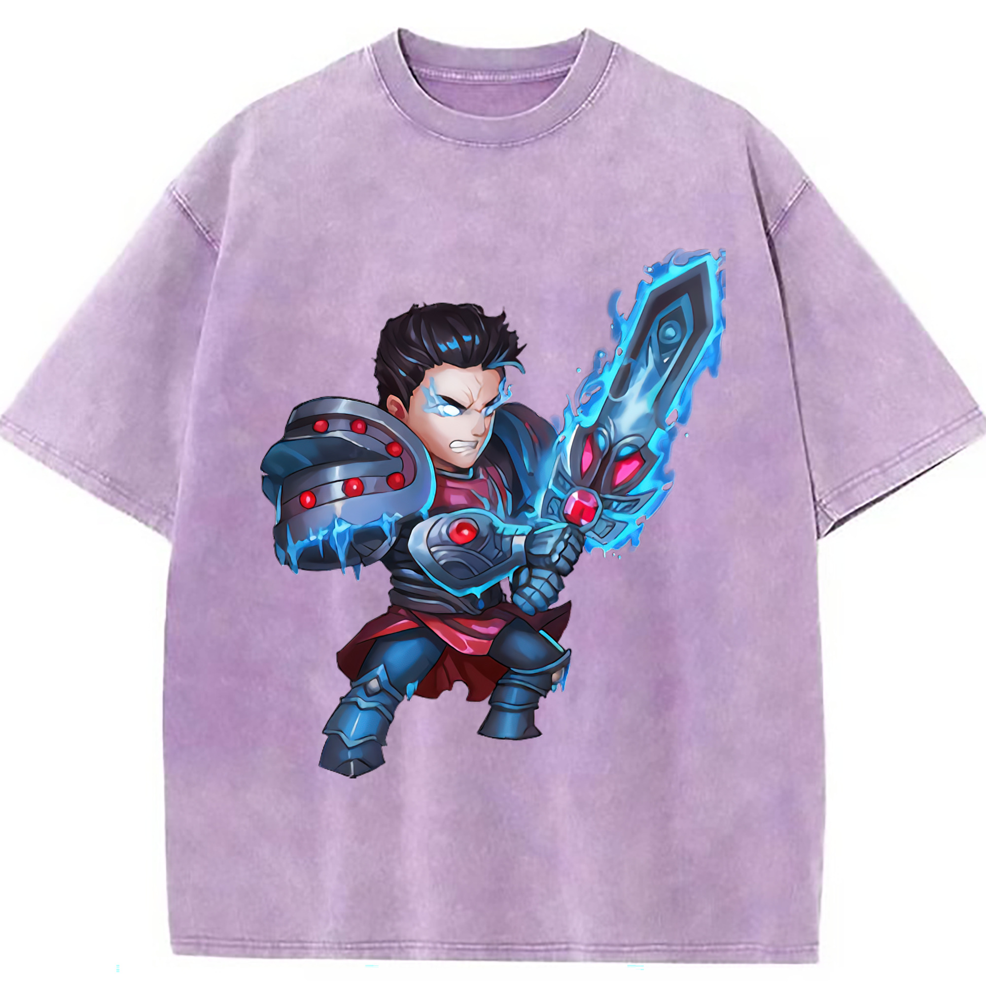 （画像用） リーグ・オブ・レジェンド League of Legends LOL 綿100% ヴィンテージ風 半袖Tシャツ（フロントプリント）