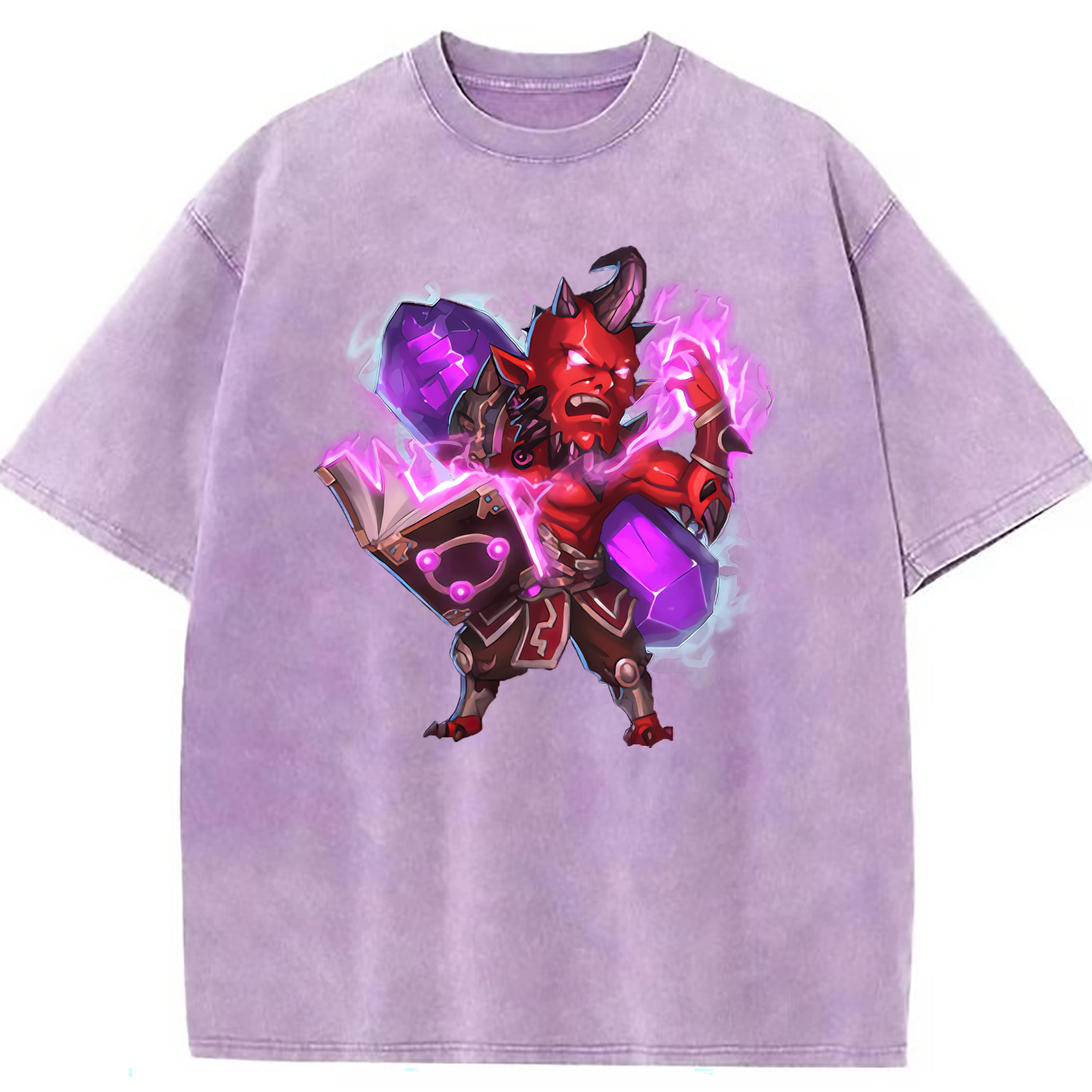 （画像用） リーグ・オブ・レジェンド League of Legends LOL 綿100% ヴィンテージ風 半袖Tシャツ（フロントプリント）