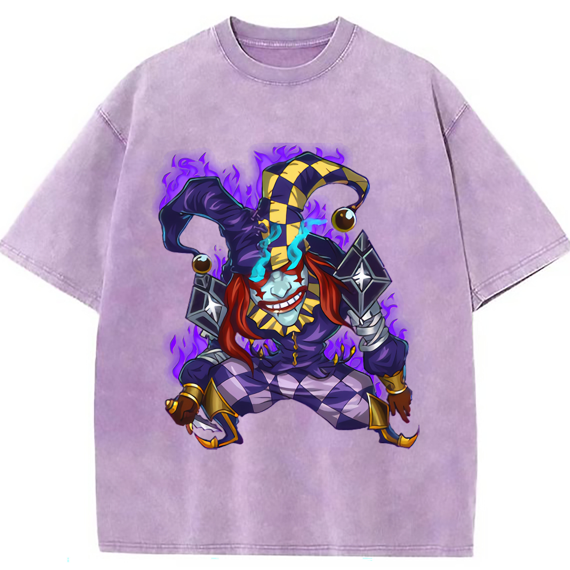 （画像用） リーグ・オブ・レジェンド League of Legends LOL 綿100% ヴィンテージ風 半袖Tシャツ（フロントプリント）